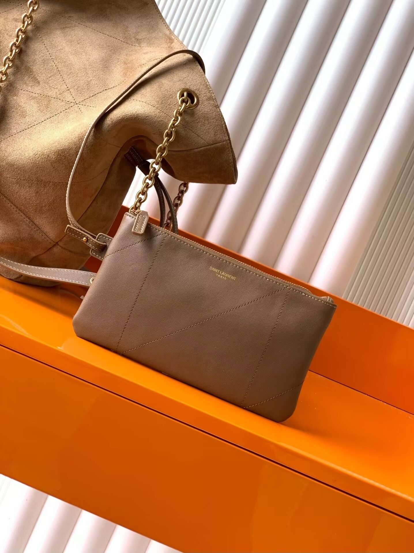 Y*L jamie shopping in suede 35x35x10cm