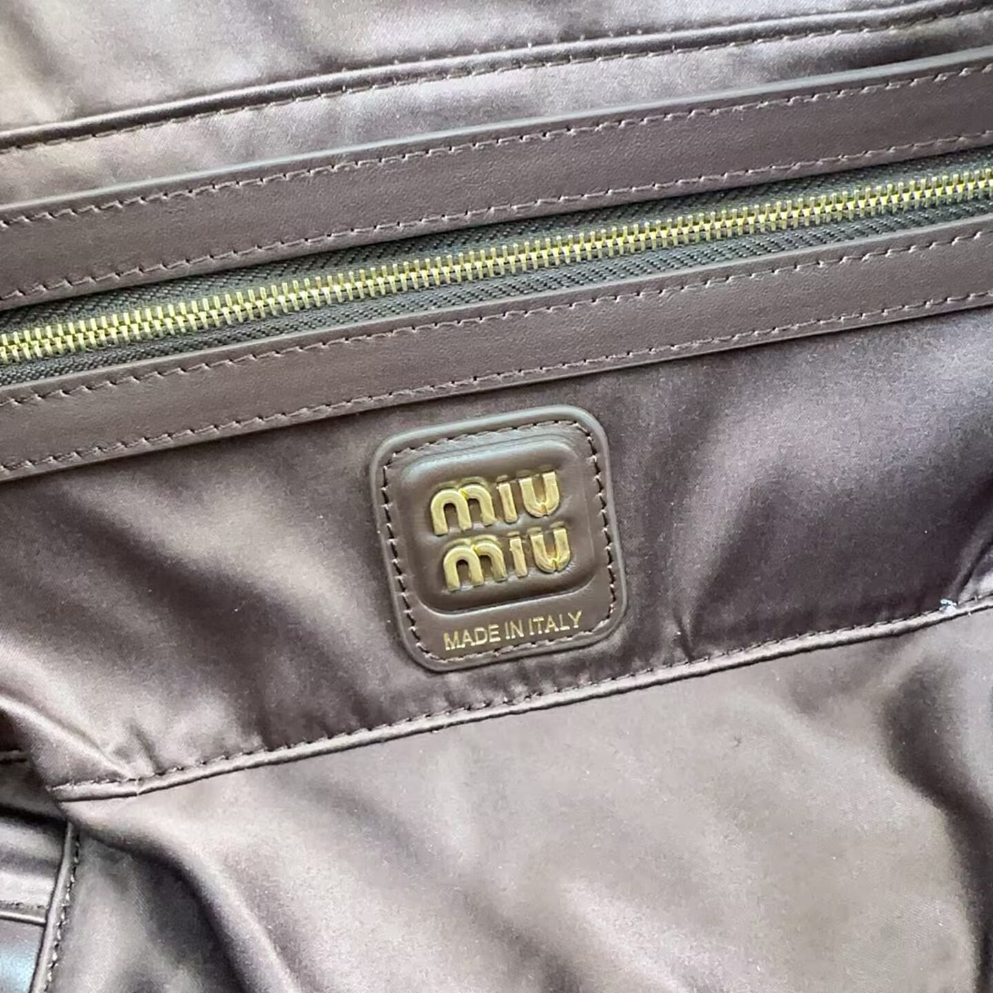 M1v M1v beau leather bag 11.5x28x8cm