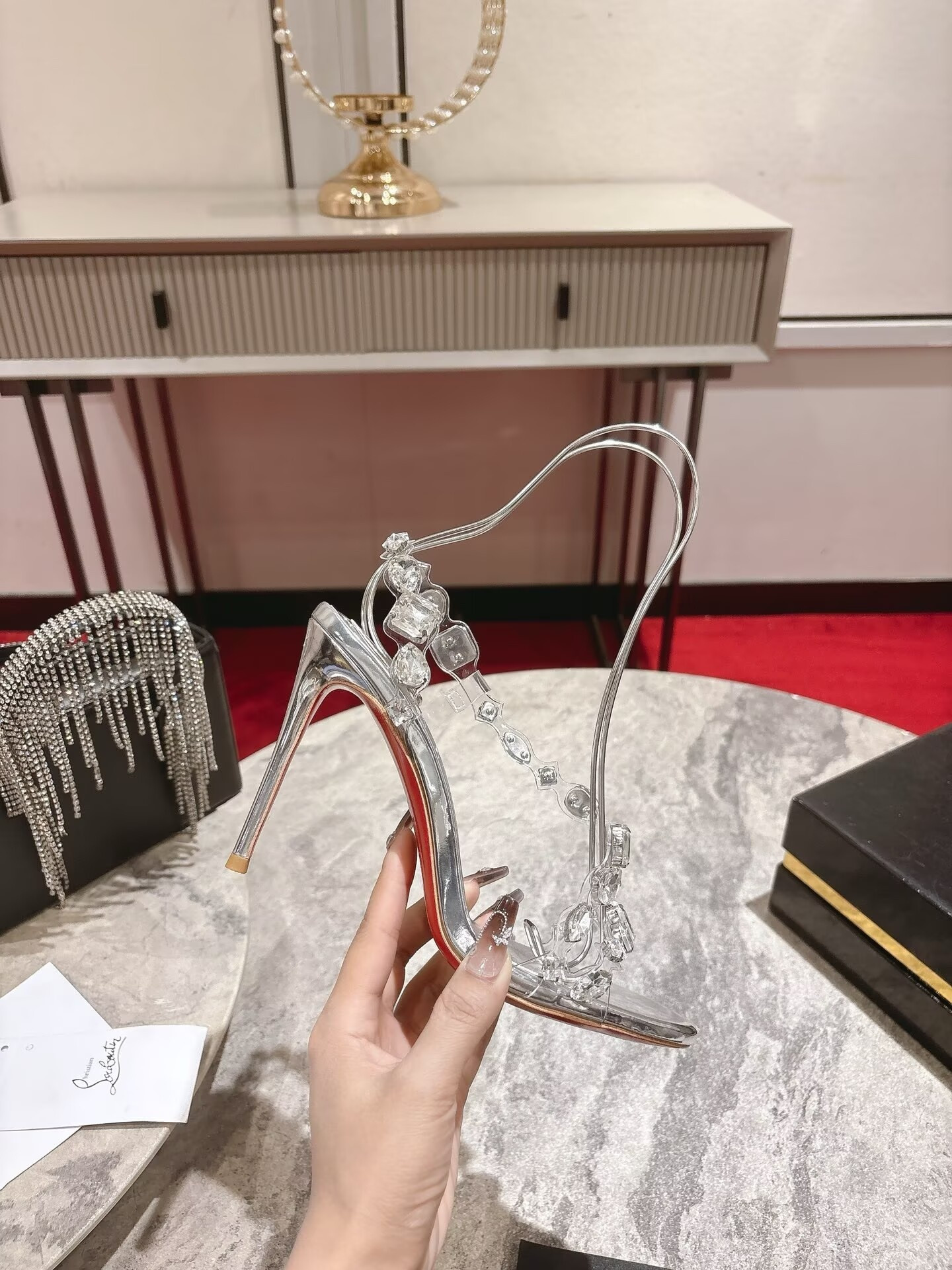 ua Ch**an louboutin rosalie jewel