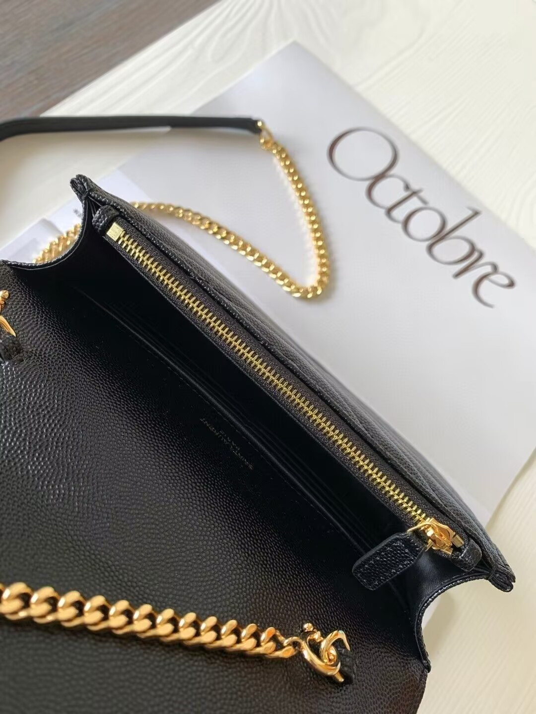 Y*L cassandra woc envelope chain wallet 19 x 12.5 x 3.5cm