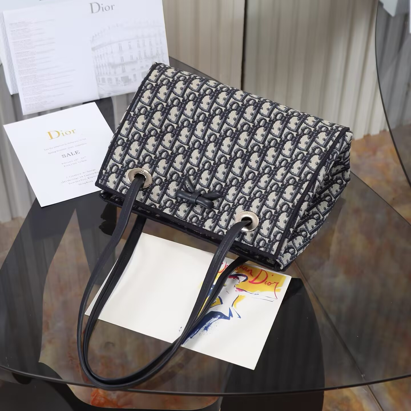 D*or small promenade shopper 27x19x13.5cm