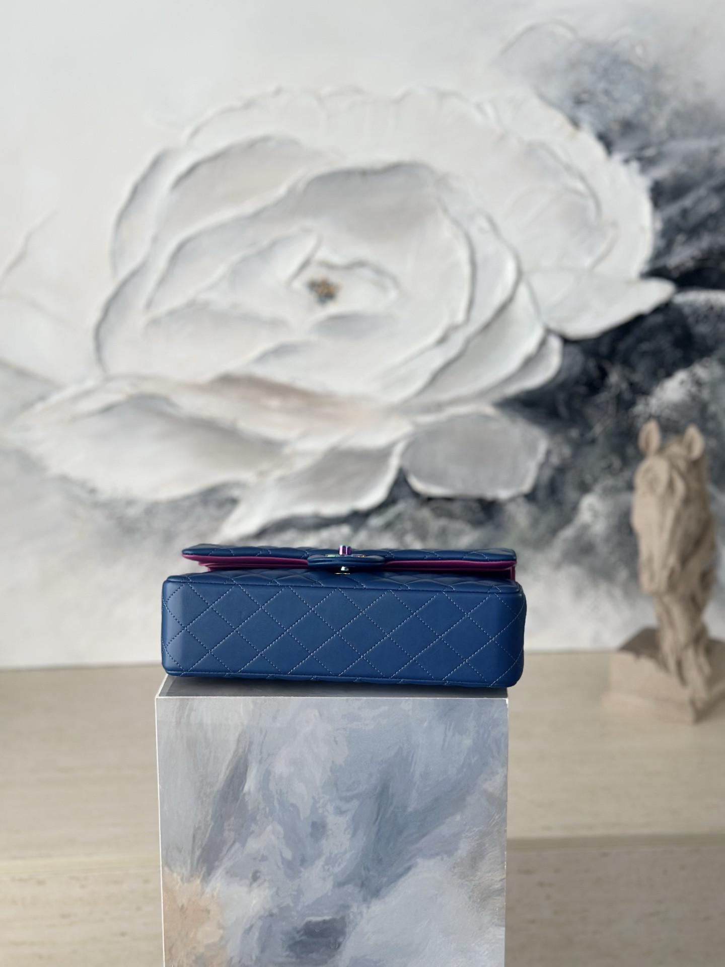 Ch*el flap bag 25.5x15x6cm