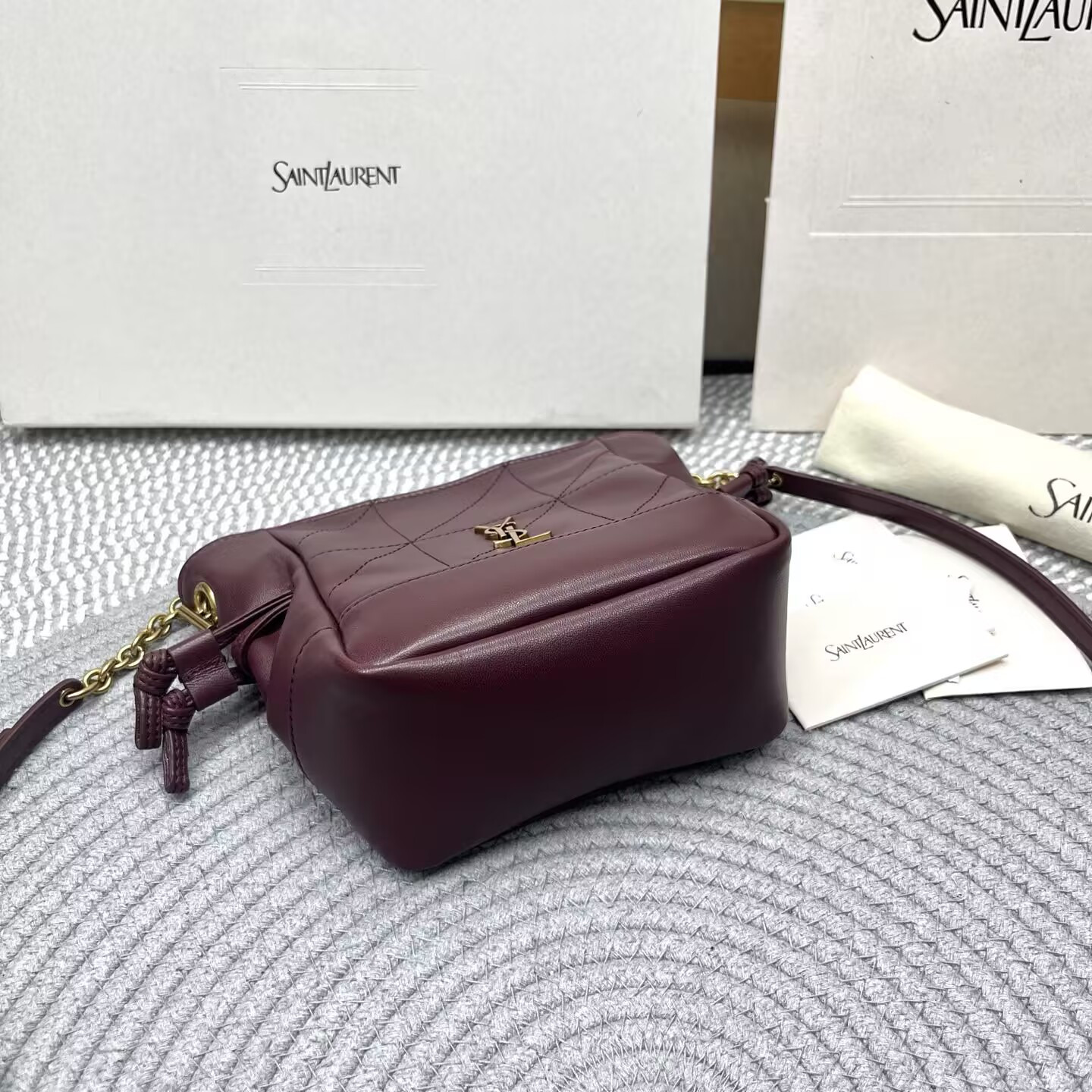 Y*L jamie mini shoulder pouch in lambskin 14.5x15.5x8cm