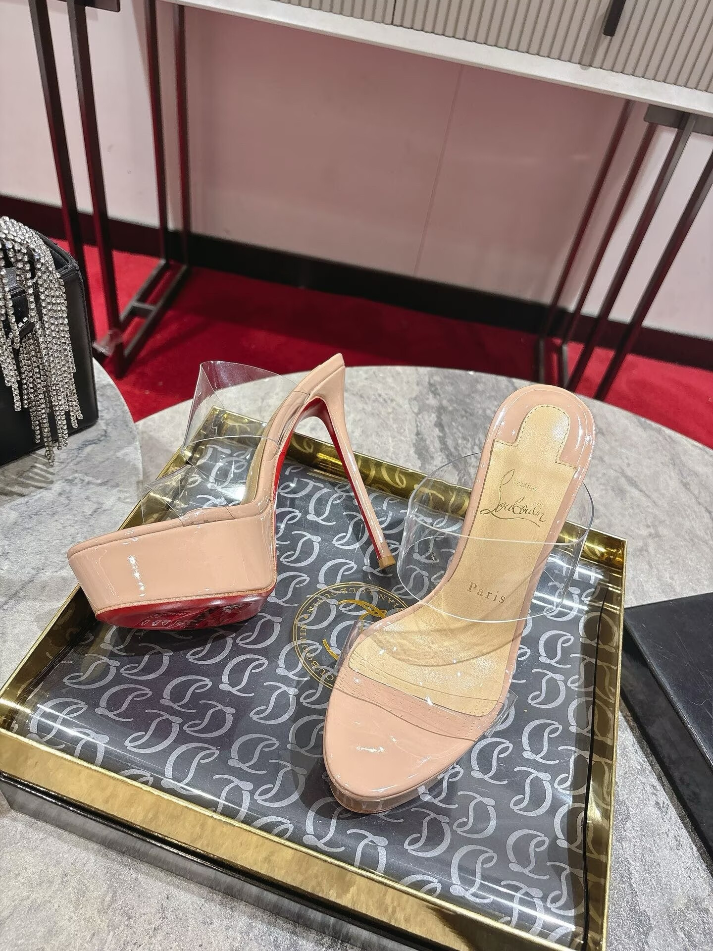 ua Ch**an louboutin just nothing alta 12.5cm heel