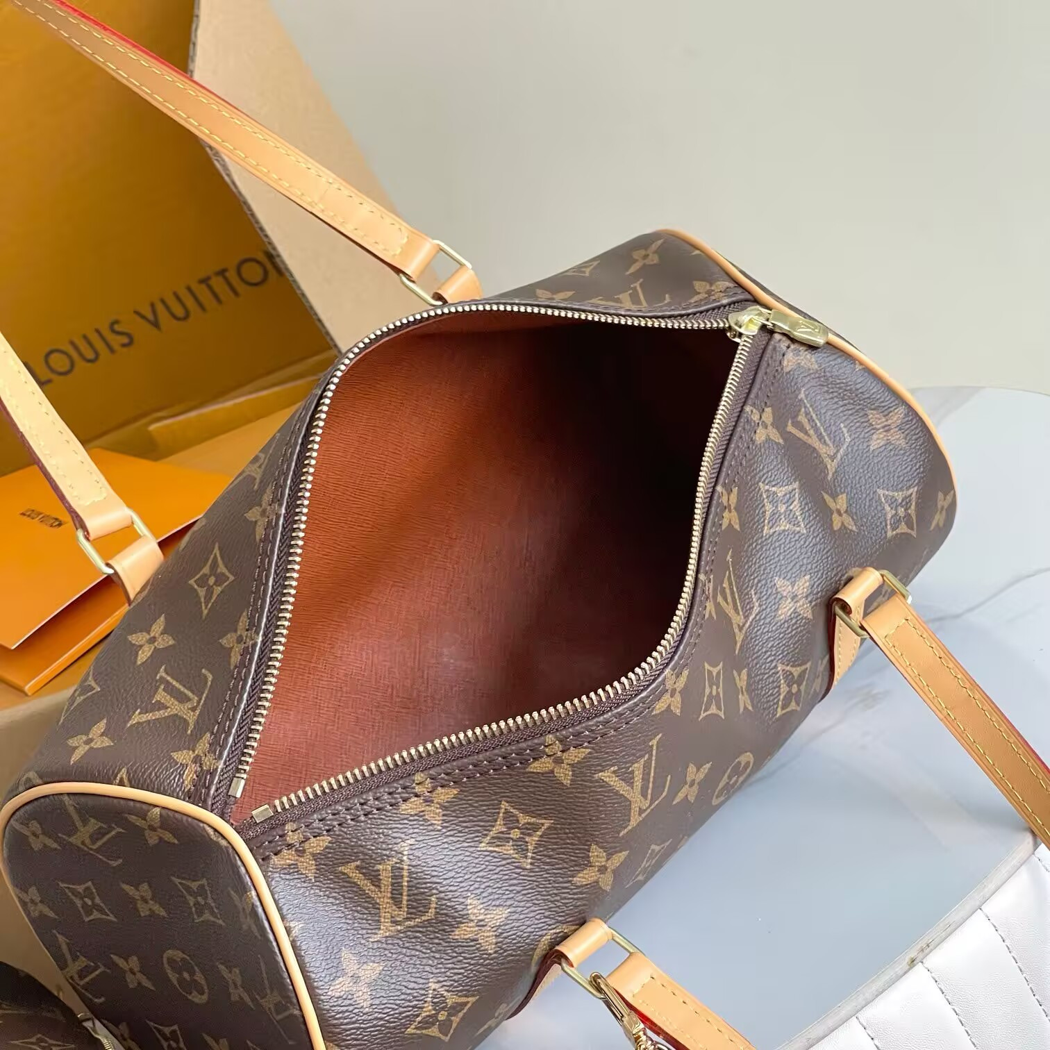 LV Papillon 30 Monogram Bag M51385-1 30x15x15cm