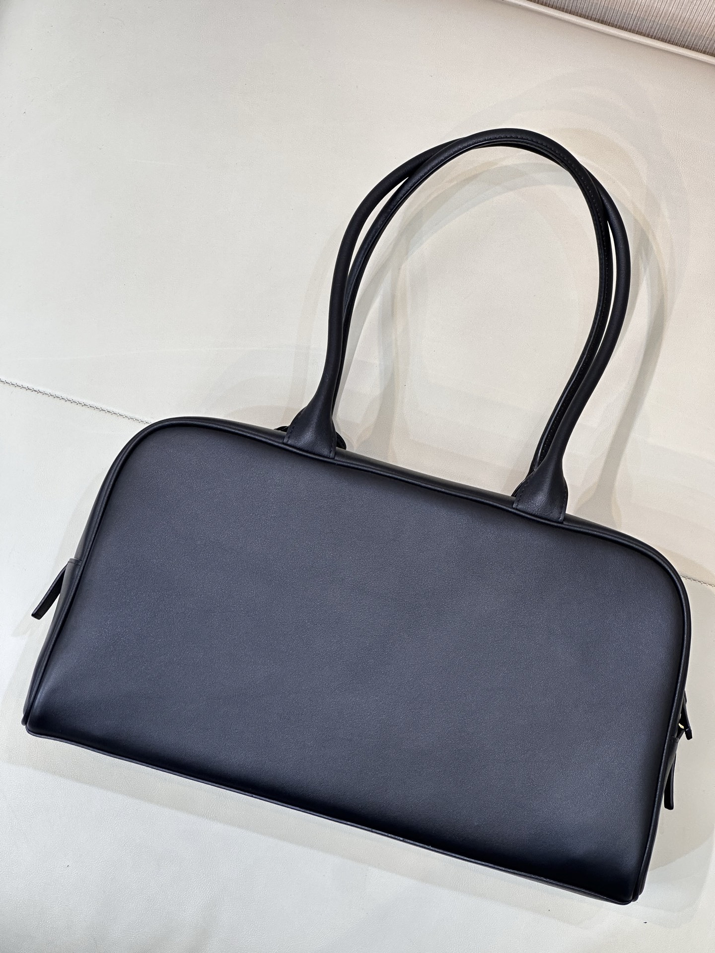 Ch*el large bowling bag black as6211 19x35.5x12.5cm
