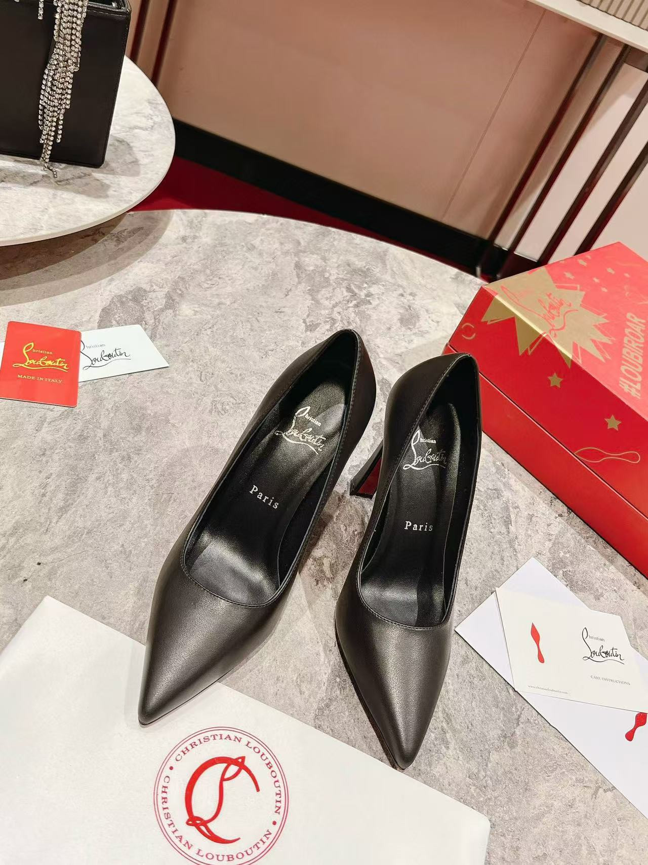 UA Ch**an Louboutin 10cm
