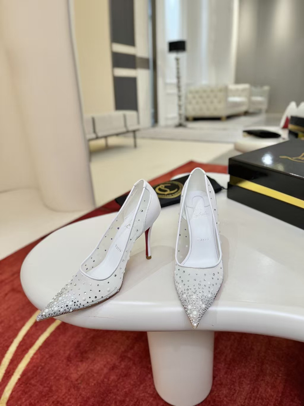 ua Ch**an louboutin miss z degrastrass perla pumps