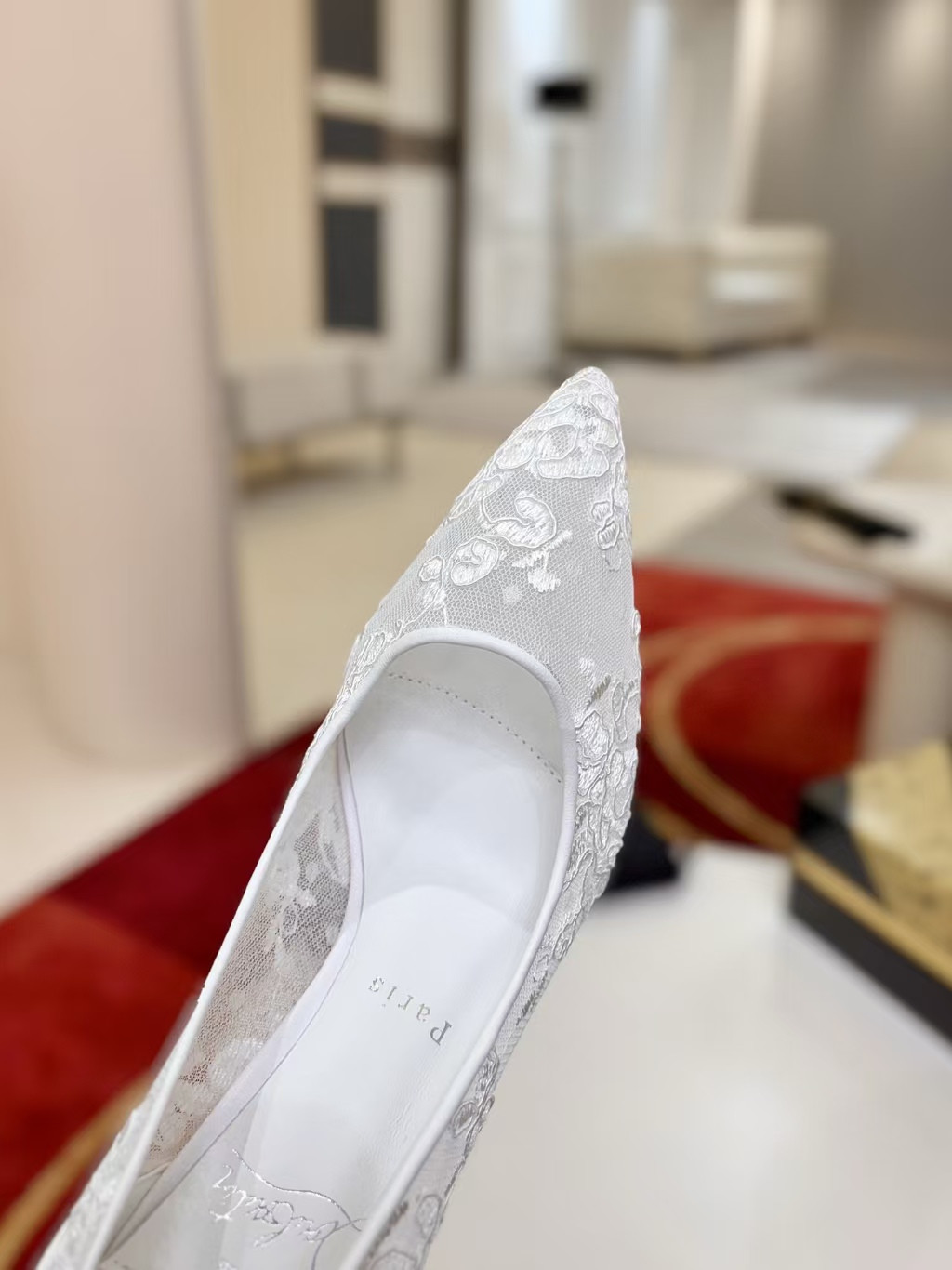 ua Ch**an louboutin miss z mesh pumps