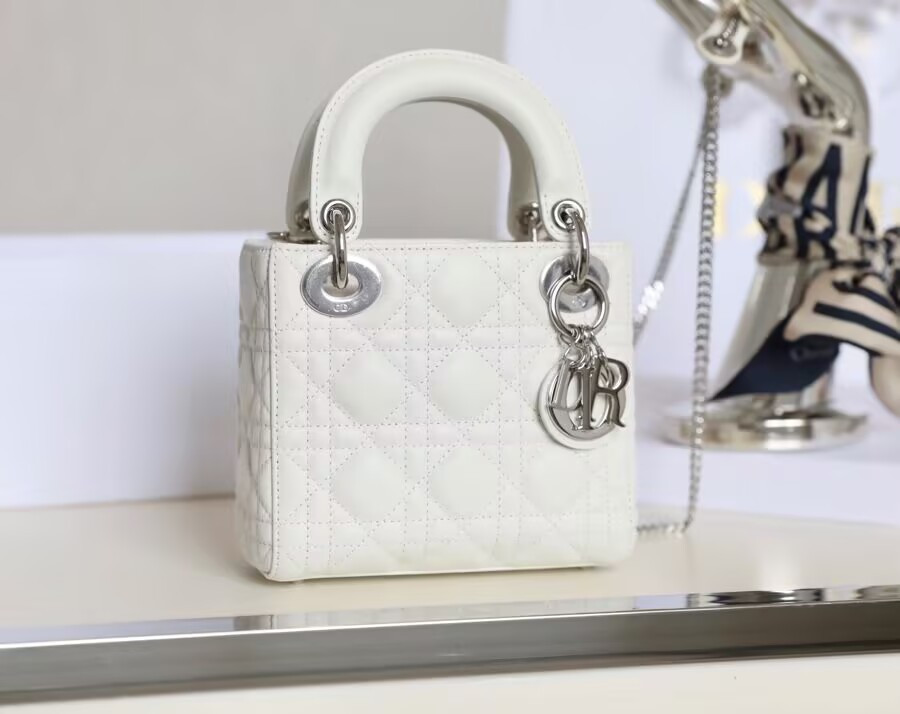MINI LADY D*0r BAG 6.5 x 6 x 3 inches