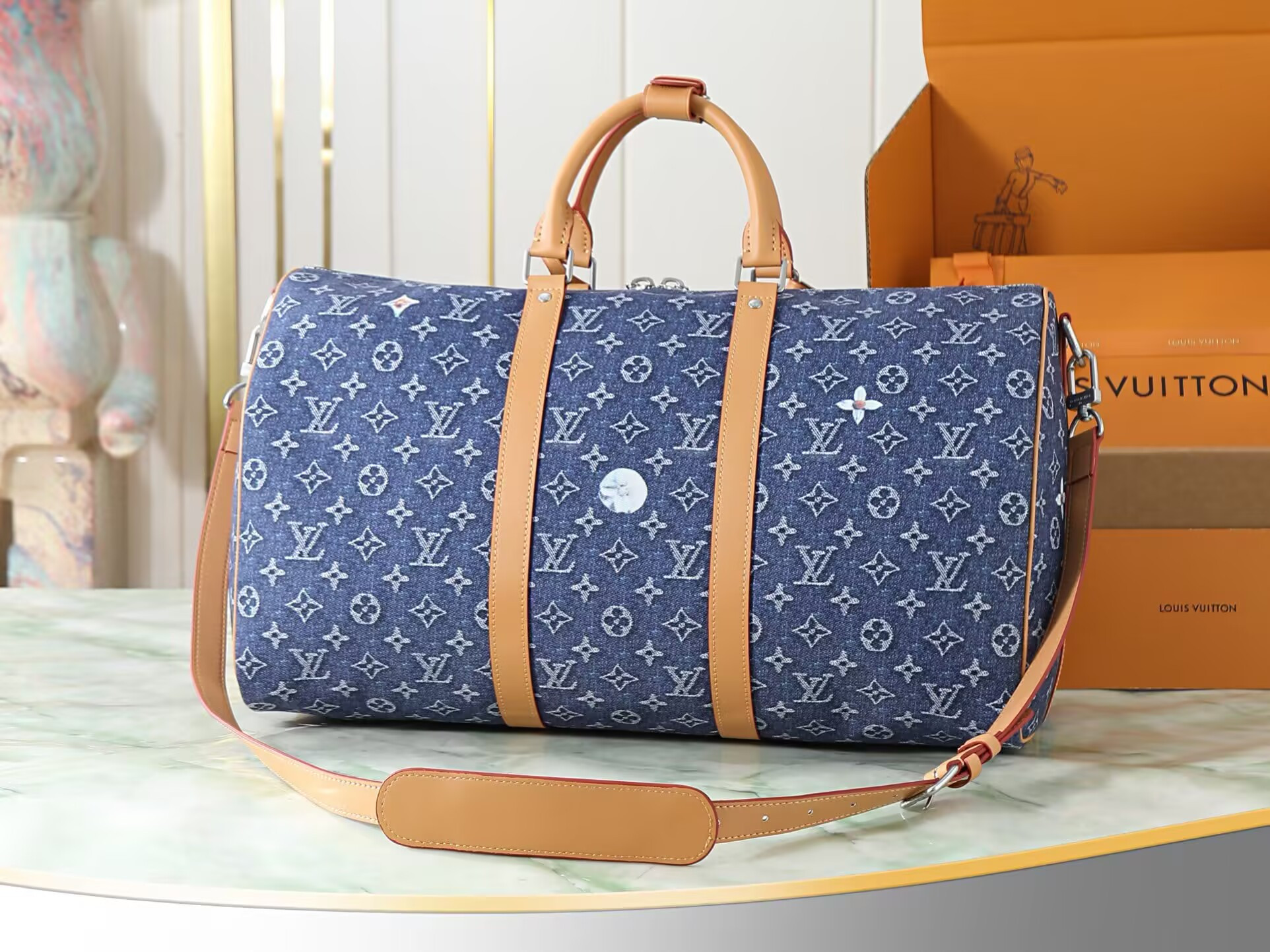 LV Keepall Bandoulière 50 M27781 50 x 29 x 23 cm