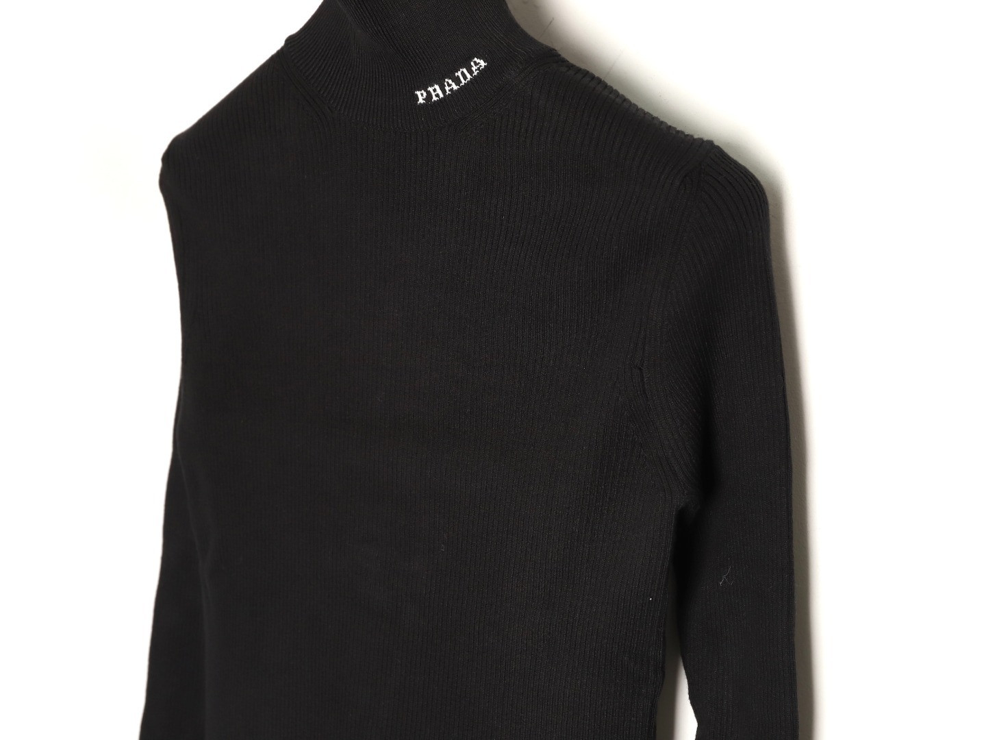 Pra*a 22fw high collar base knitting sweaters