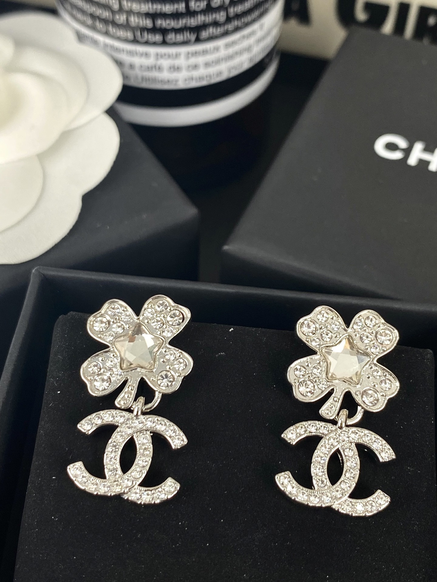 Ch*el earrings
