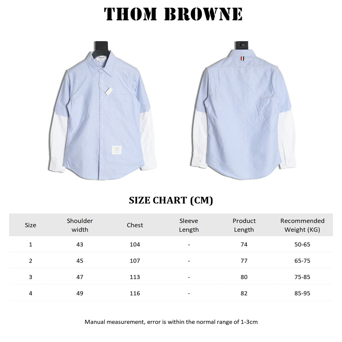 THOM BROWNE TB Long-sleeved Shirts