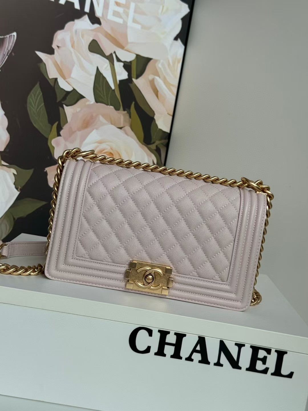 Ch*el Leroy medium bag 25cm