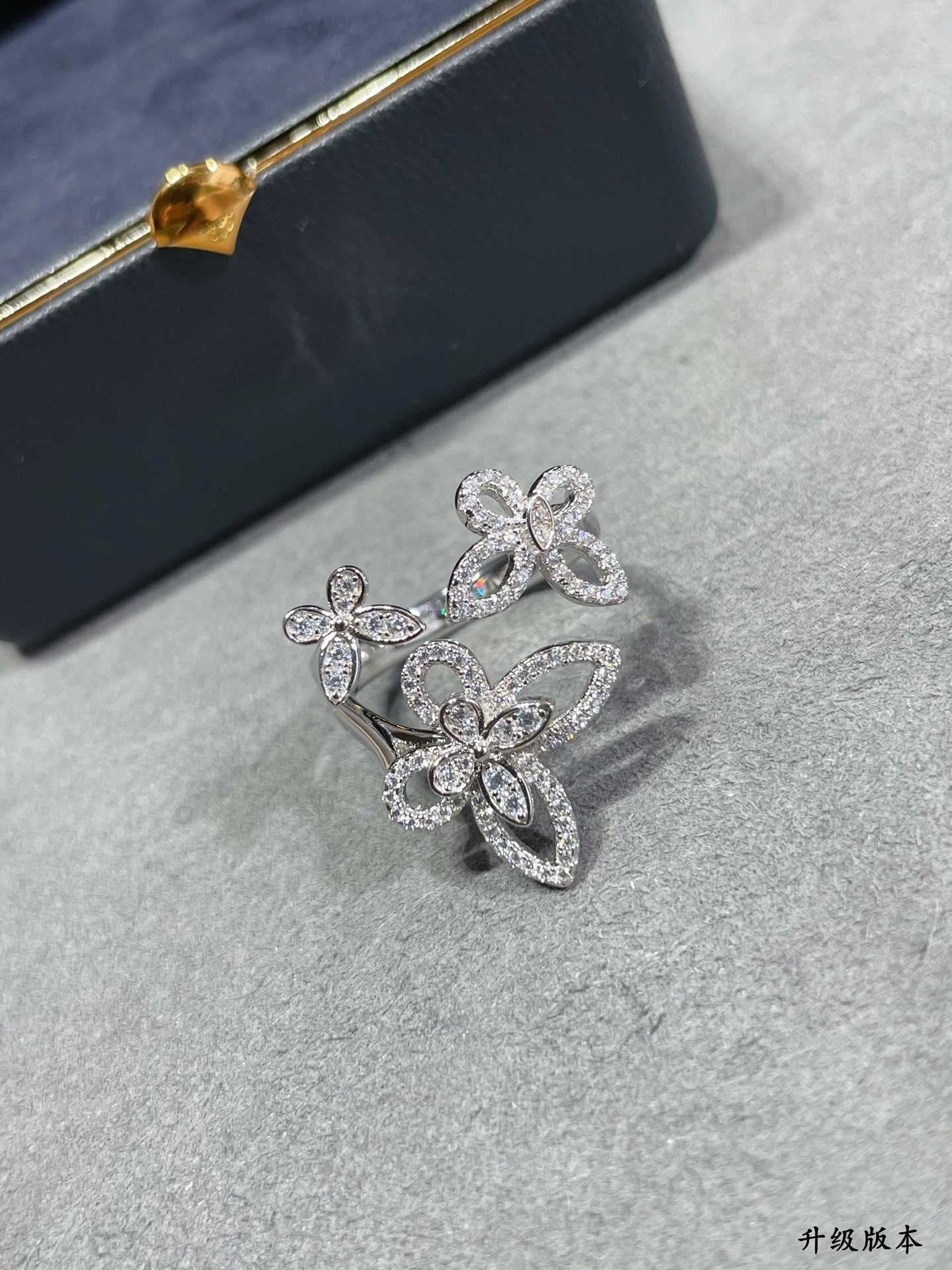 Gr*ff butterfly ring ag925