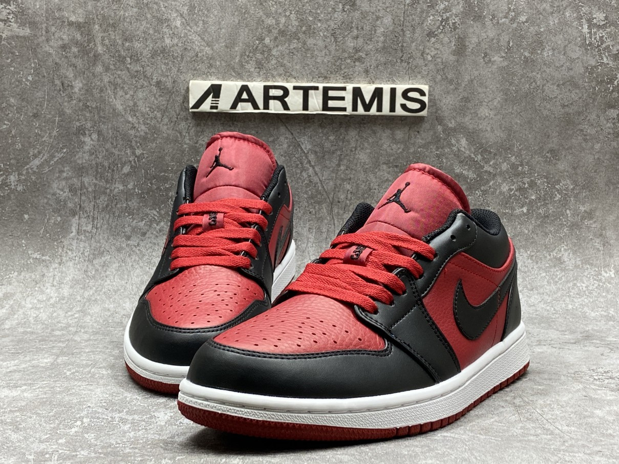 Air Jordan 1 Low Black Gym Red