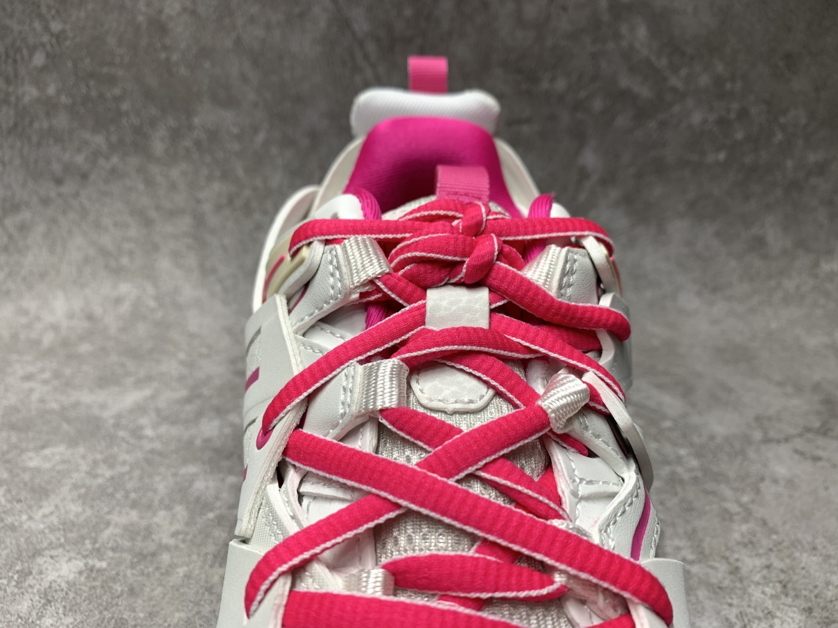 Balenciga Wmns Track Sneaker White Fluo Pink