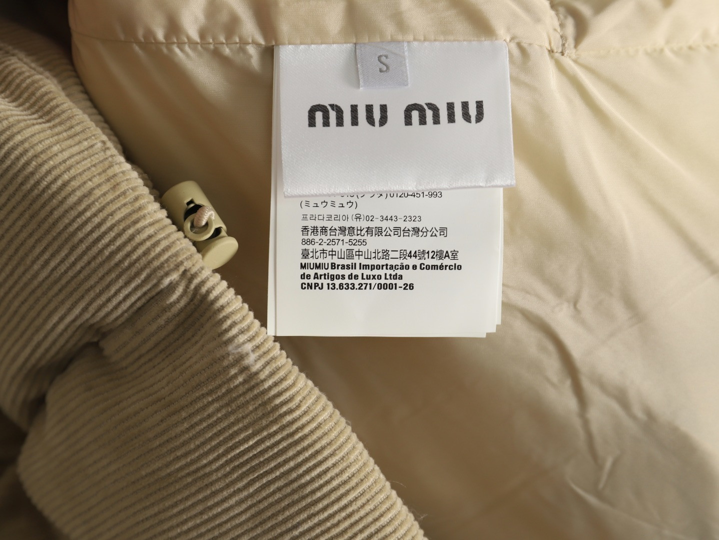 MIU MIU MM Short Puffer jacket