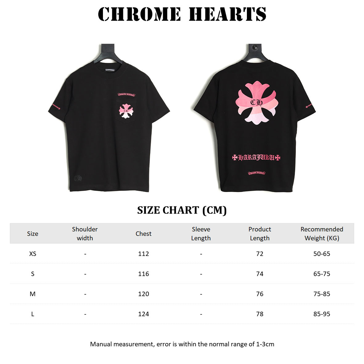 Ch**me He**ts 25SS Short-sleeved T-shirt