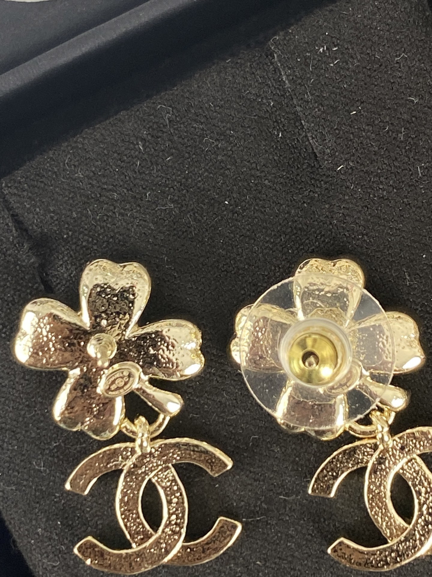 Ch*el earrings