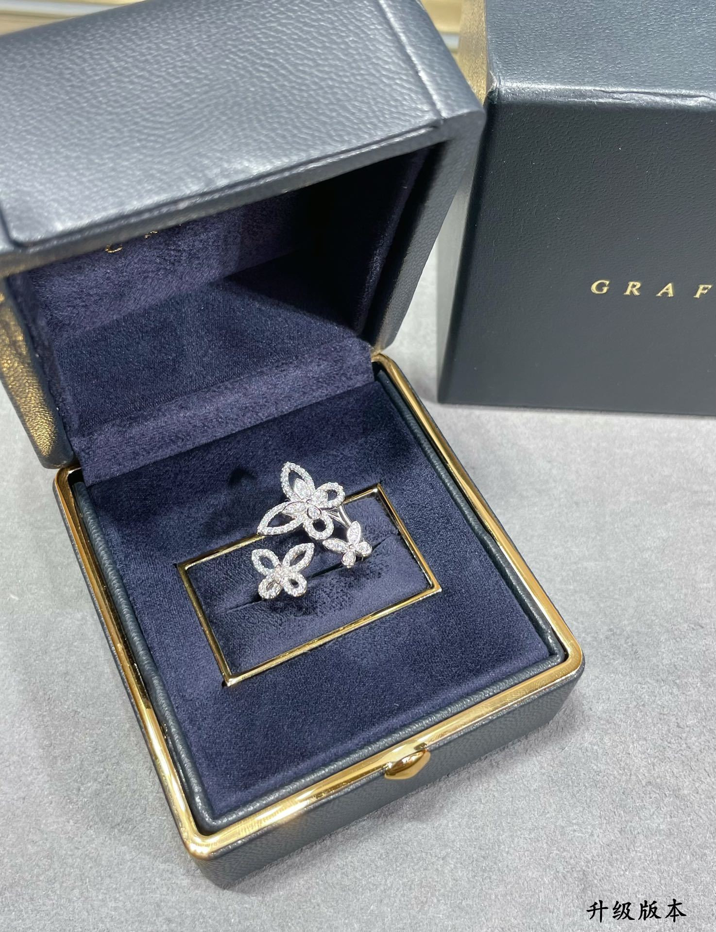 Gr*ff butterfly ring ag925