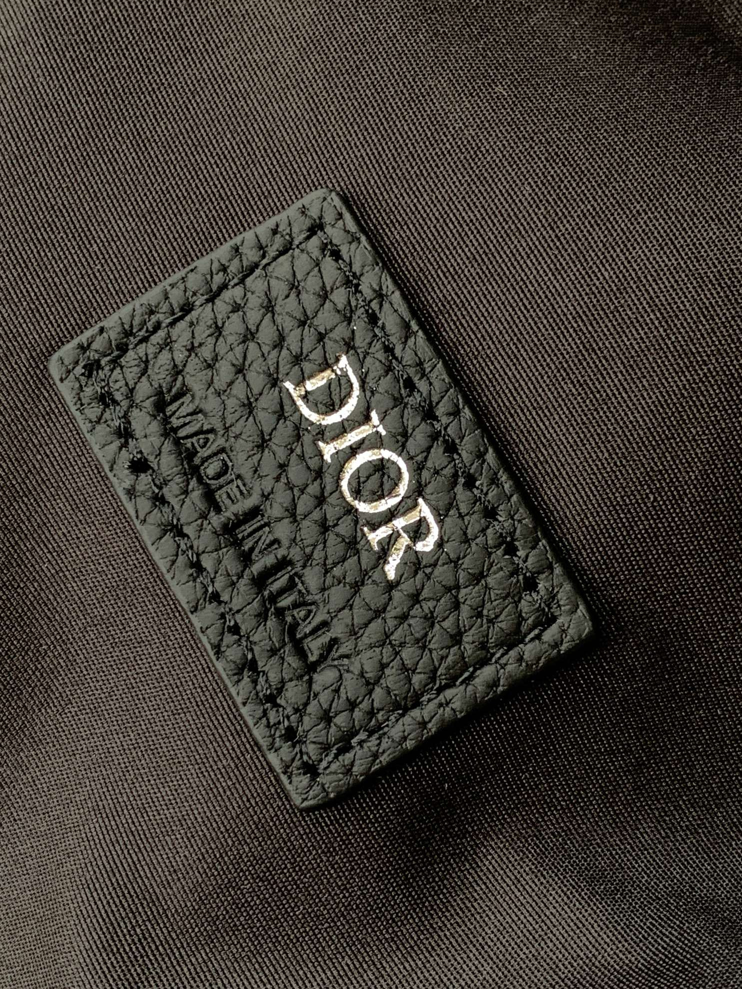 D*0r Saddle Bag Beige and Black D*0r Oblique Jacquard 26 x 19 x 4.5 cm