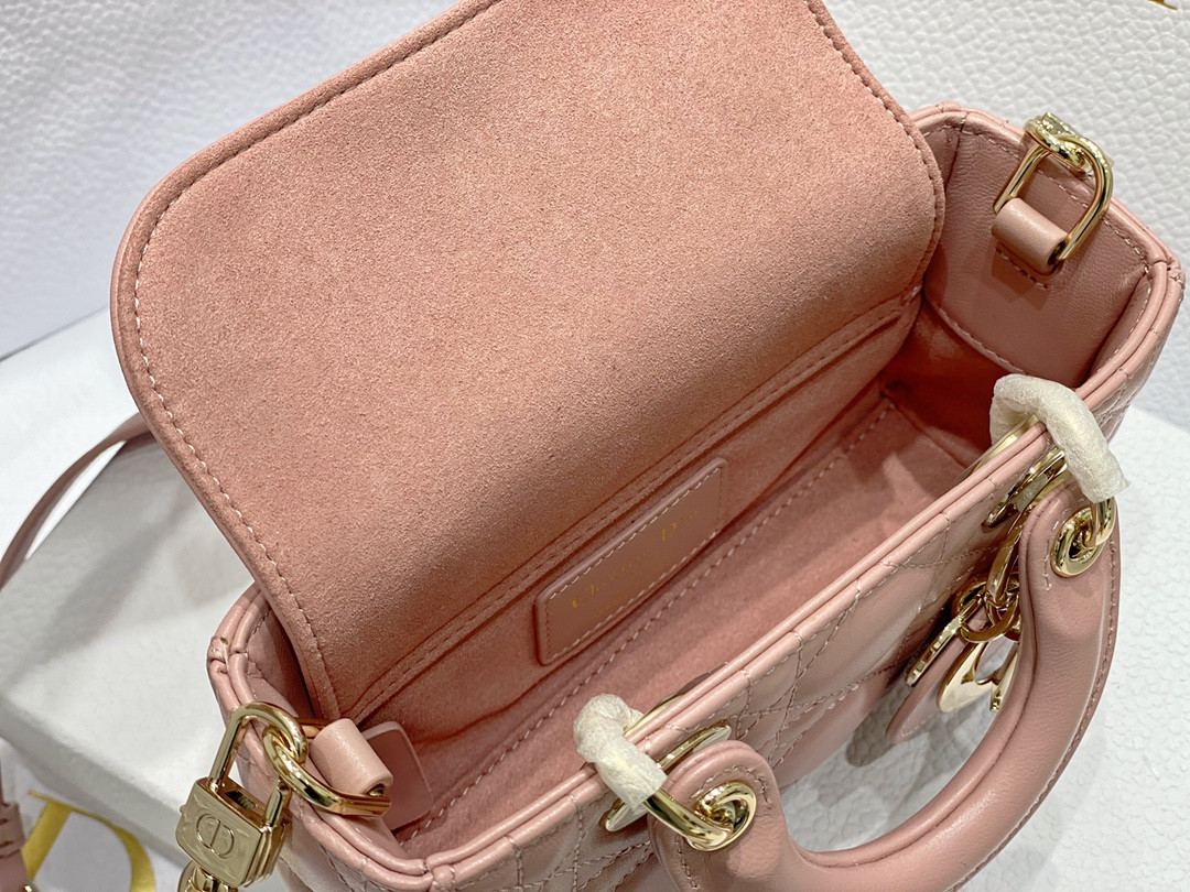 D*0r MINI LADY D-JOY BAG PINK 16 x 9 x 5 CM