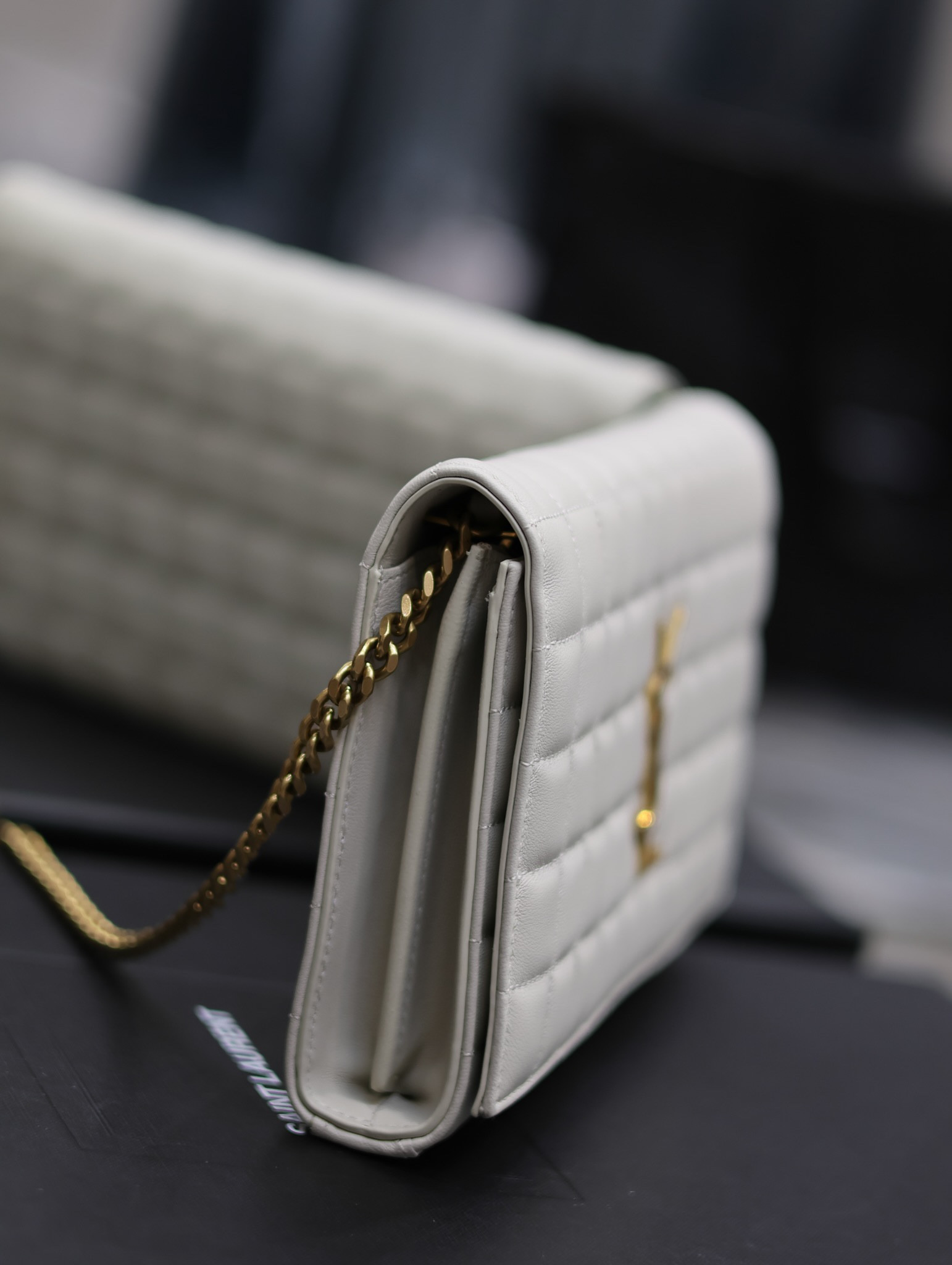 Y*L cassandre chain wallet white