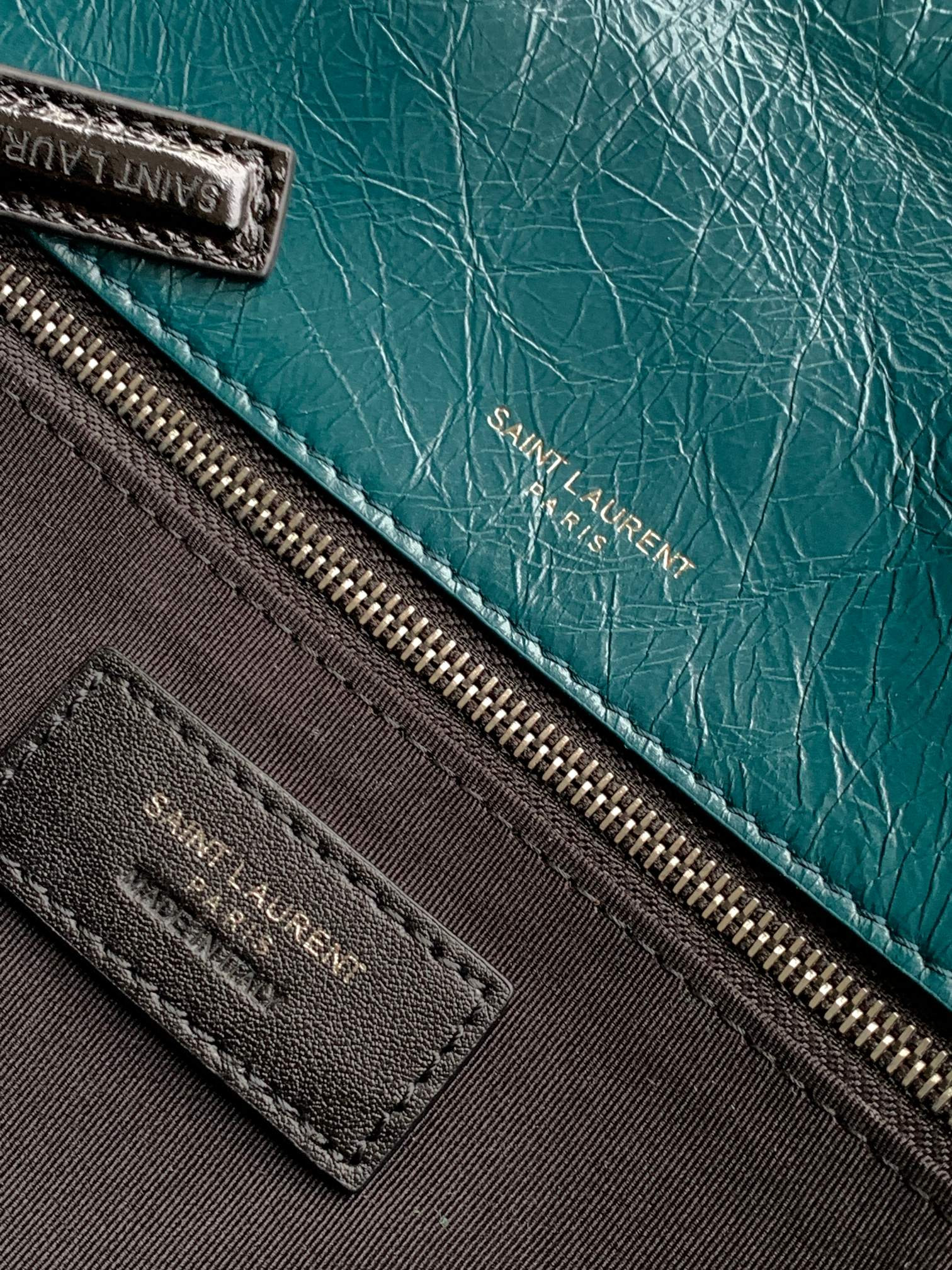 Y*L NIKI MEDIUM IN VINTAGE LEATHER 11 X 7.8 X 3.3 INCHES