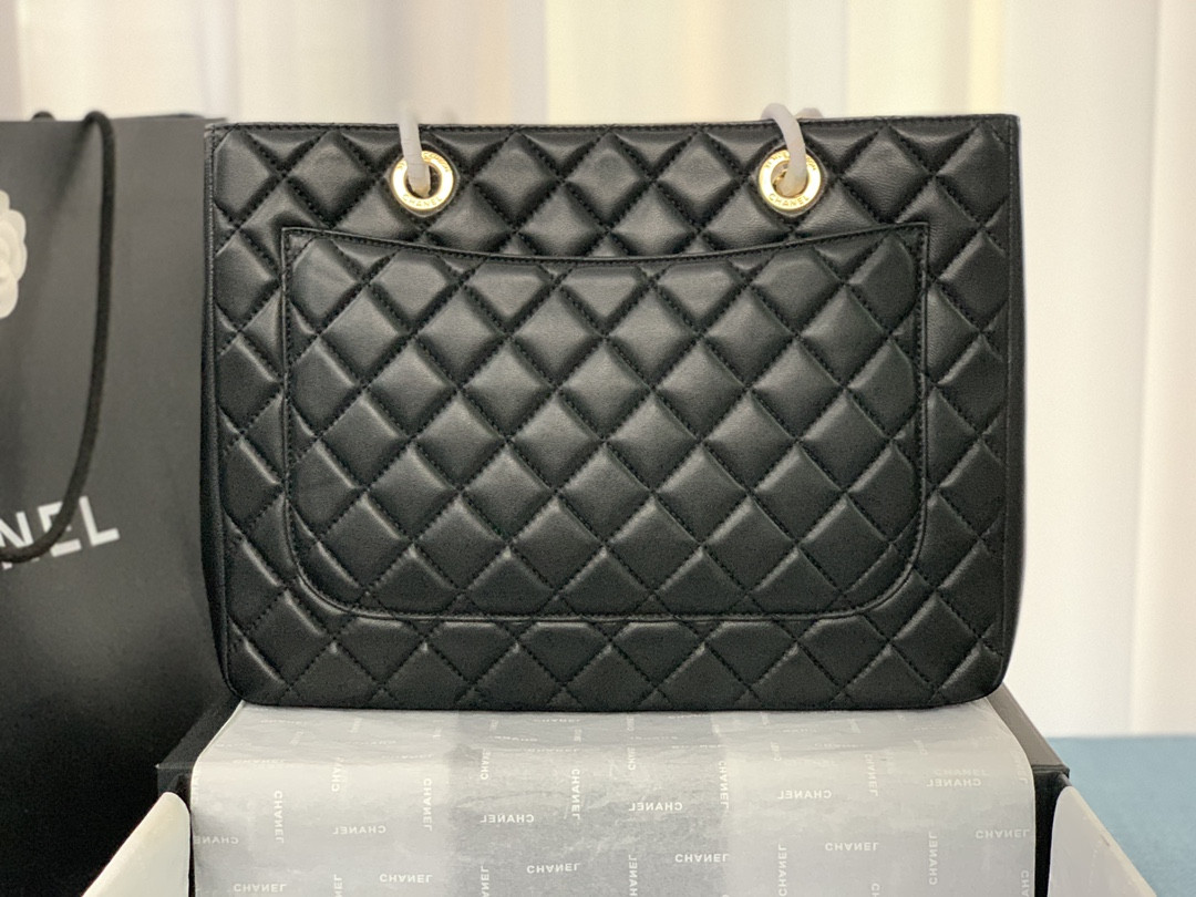Ch*el GST Lambskin LEATHER HARDWARE 24X33X13CM