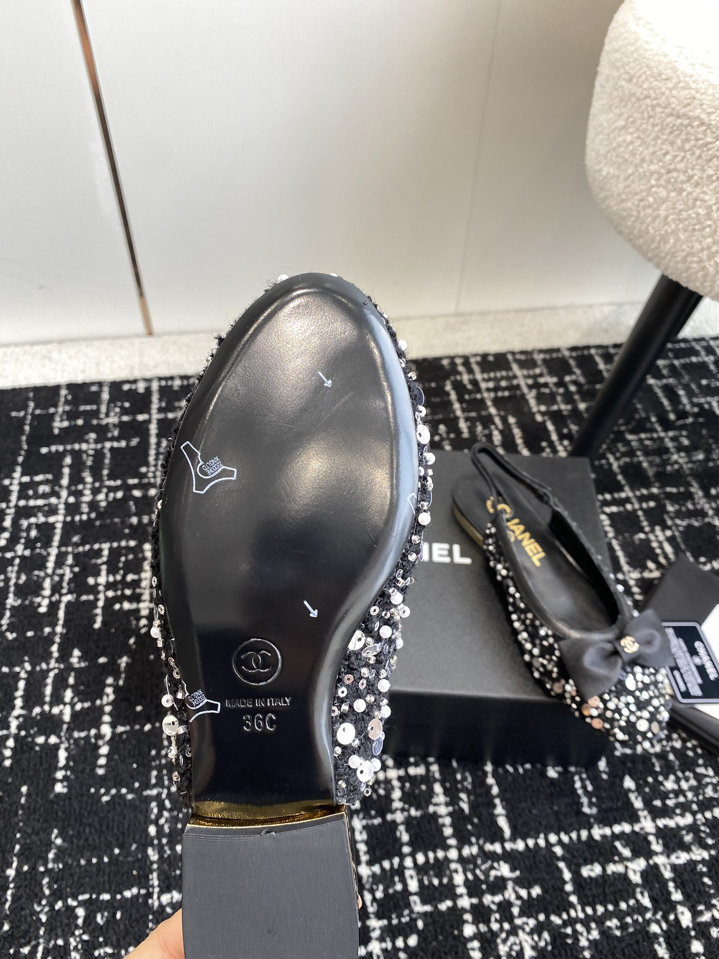 UA Ch*el SLINGBACKS