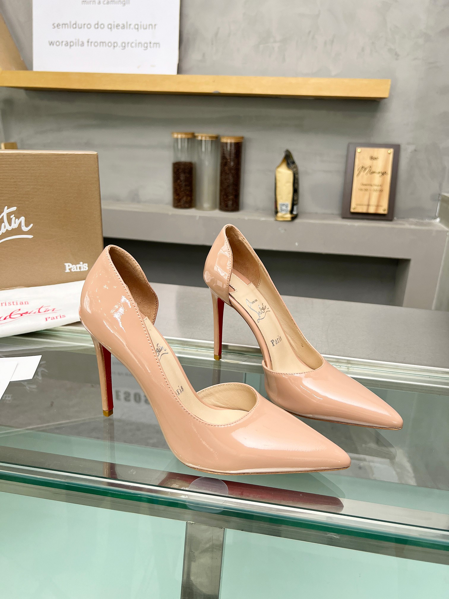 UA Ch**an Louboutin CL red-bottom shoes