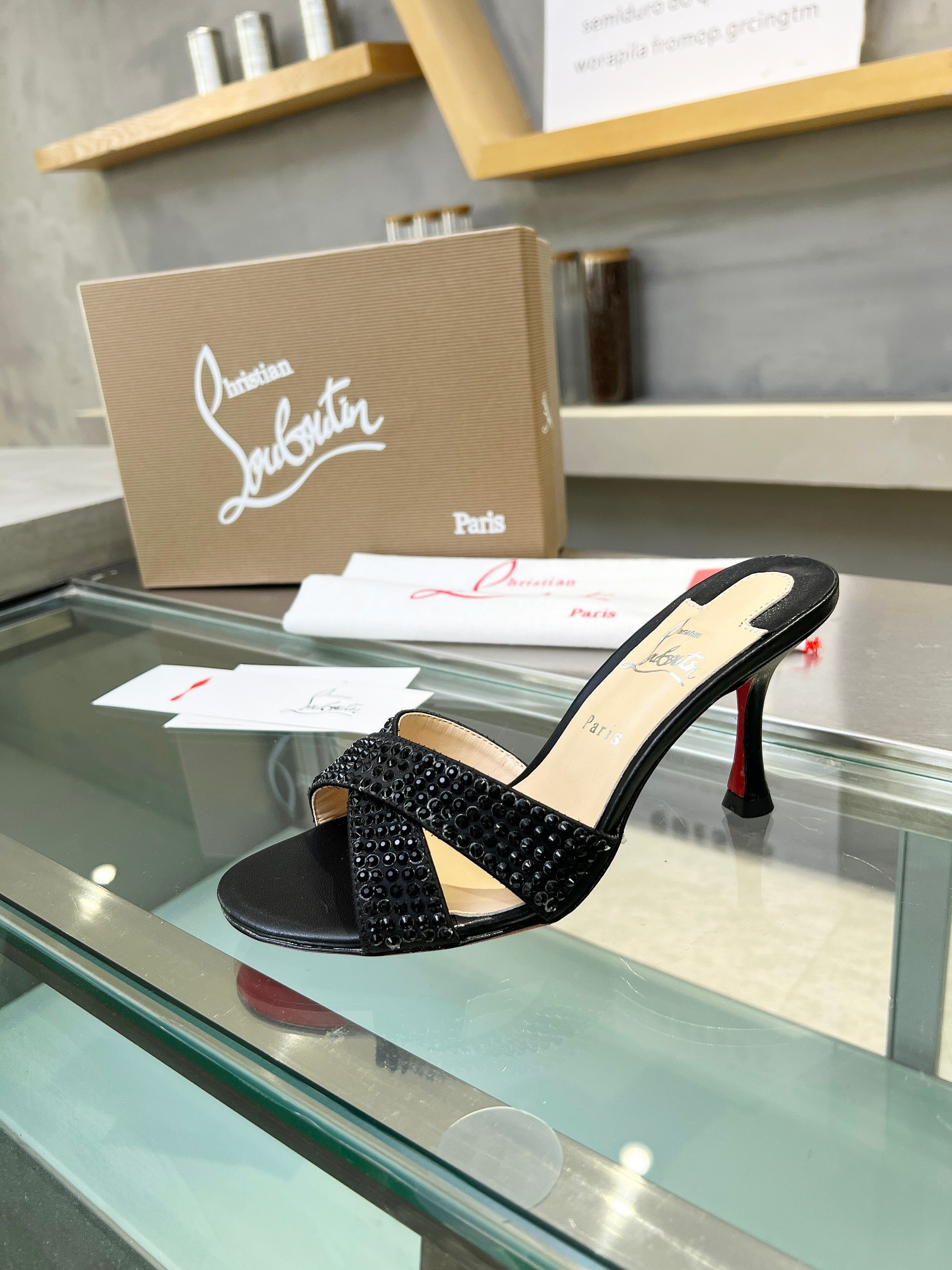 UA Ch**an Louboutin CL red-bottom shoes