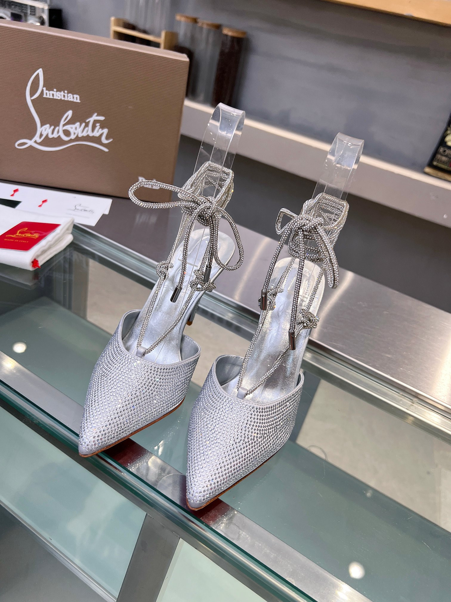 UA Ch**an Louboutin CL red-bottom shoes