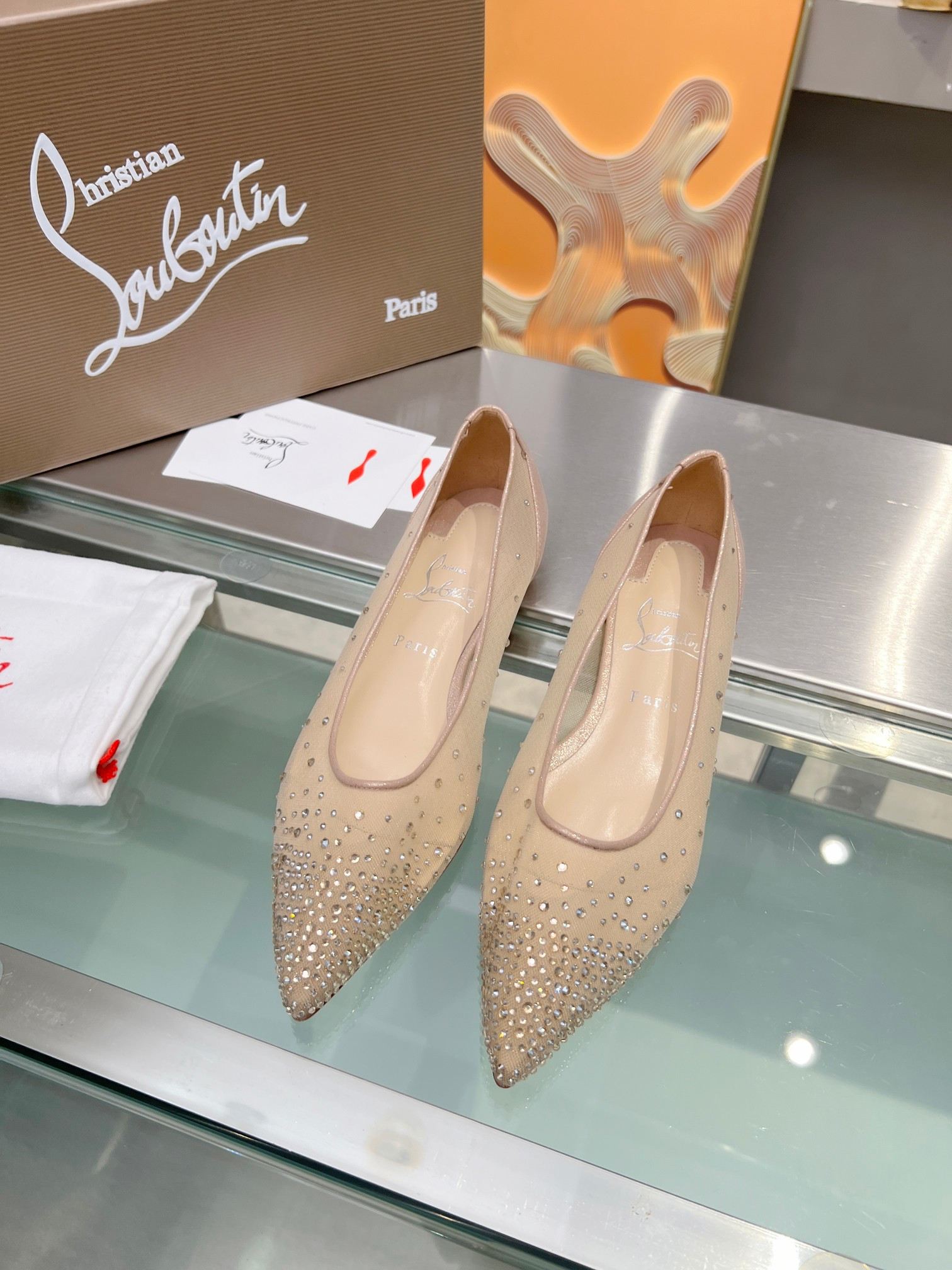 UA Ch**an Louboutin CL red-bottom shoes