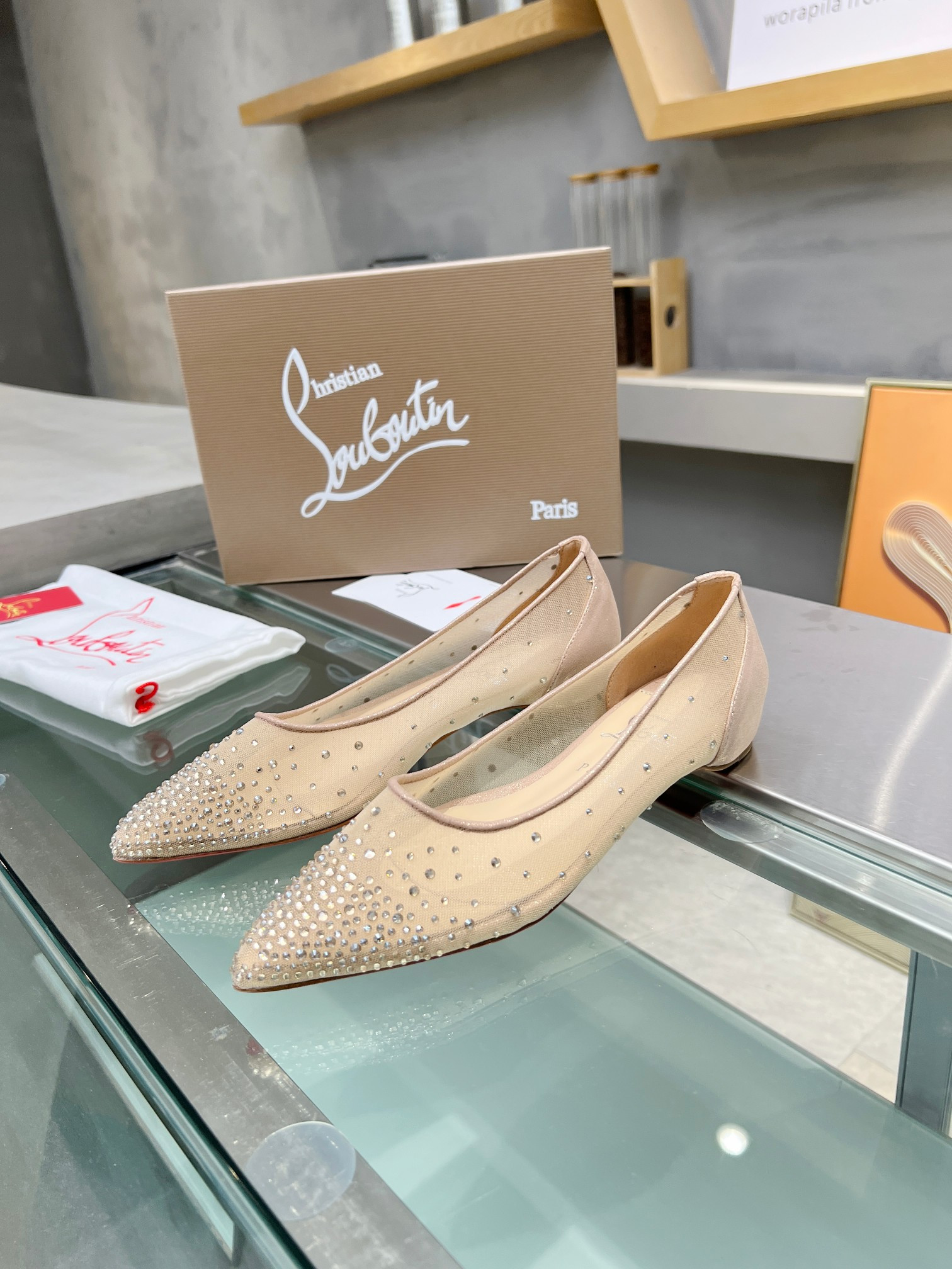 UA Ch**an Louboutin CL red-bottom shoes