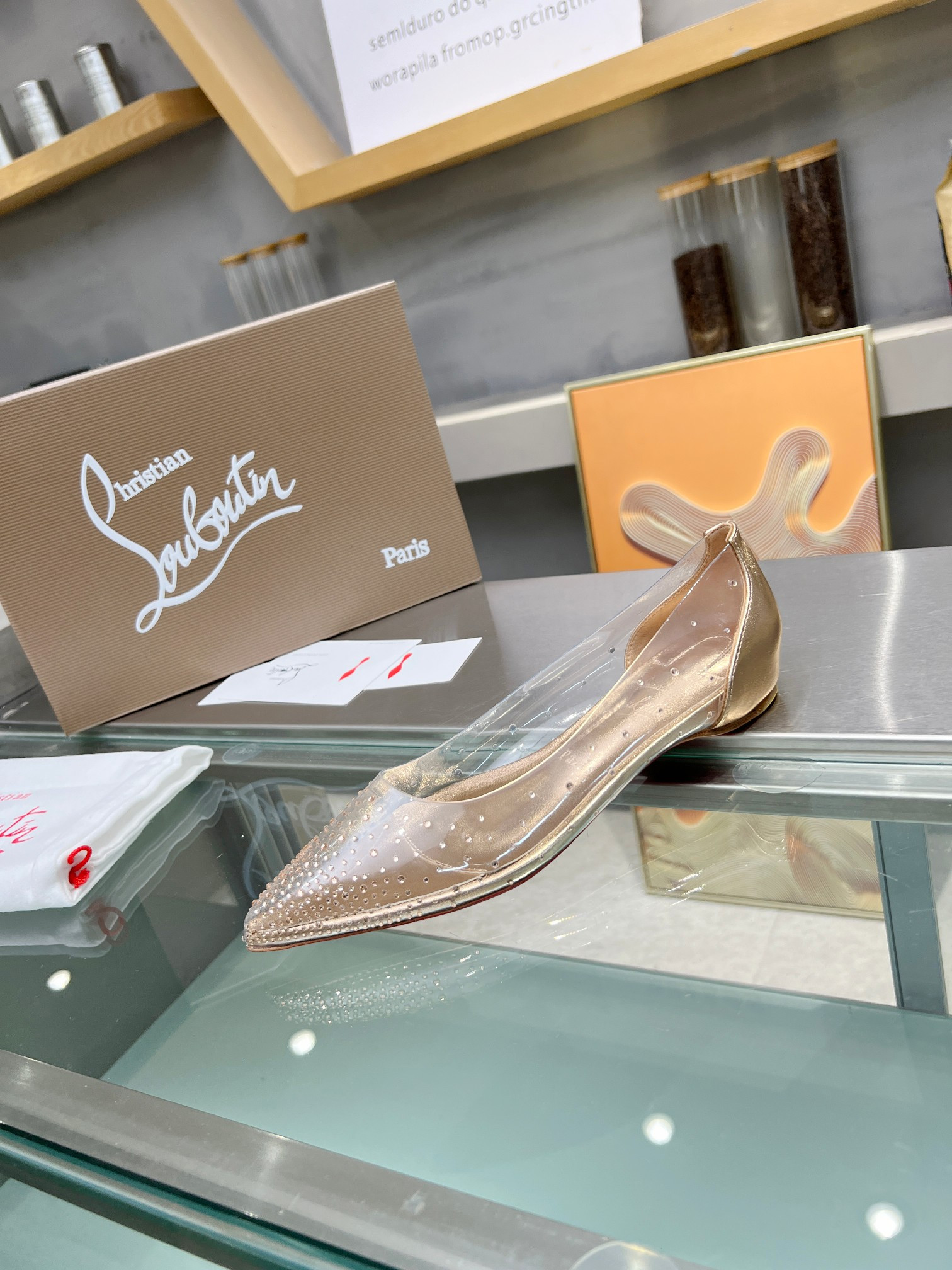 UA Ch**an Louboutin CL red-bottom shoes
