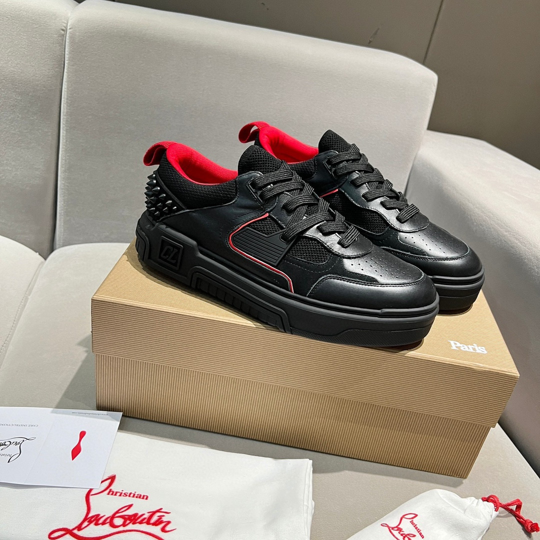 UA Ch**an Louboutin 2024 [New]ASTROLOUBI Unisex Thick-Soled Sneakers