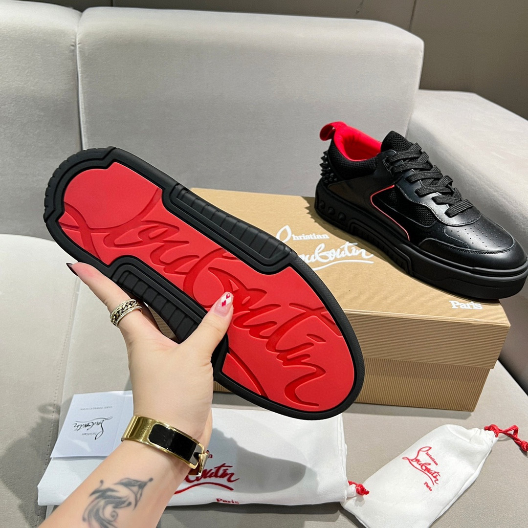UA Ch**an Louboutin 2024 [New]ASTROLOUBI Unisex Thick-Soled Sneakers