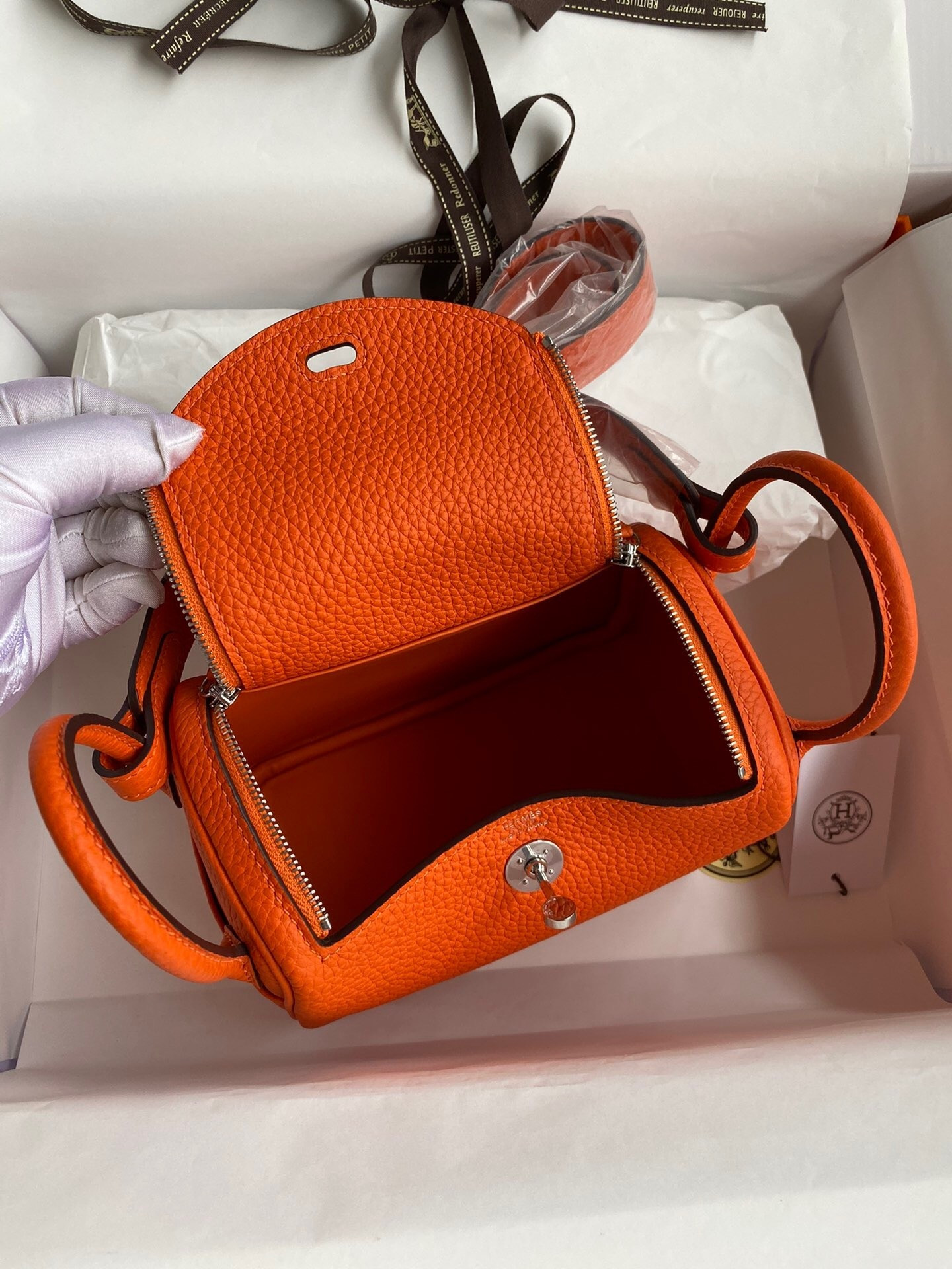 H**mes Mini lindy 19cm
