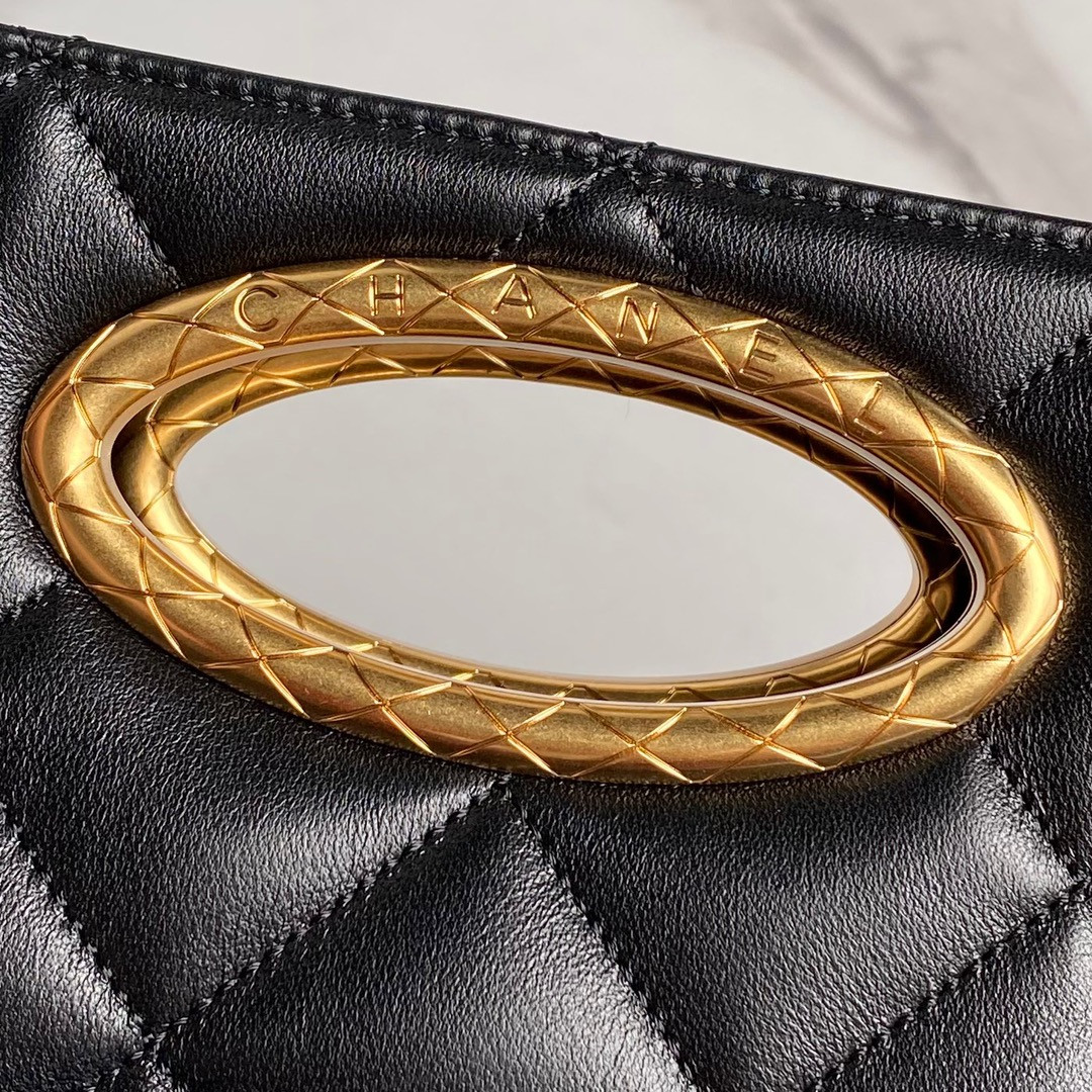 Ch*el 24B Evening Bag 24×34×8cm
