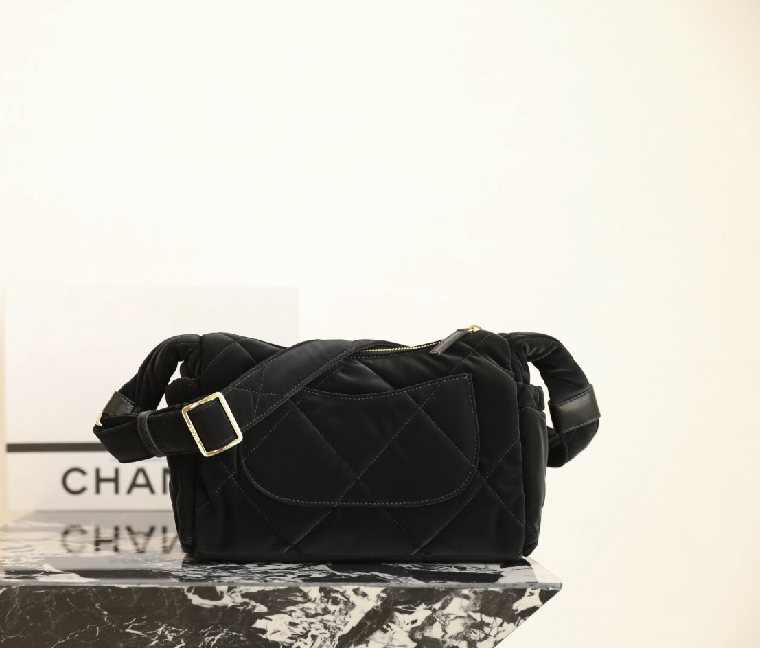 Ch*el Hobo Handbag 20x32x12cm