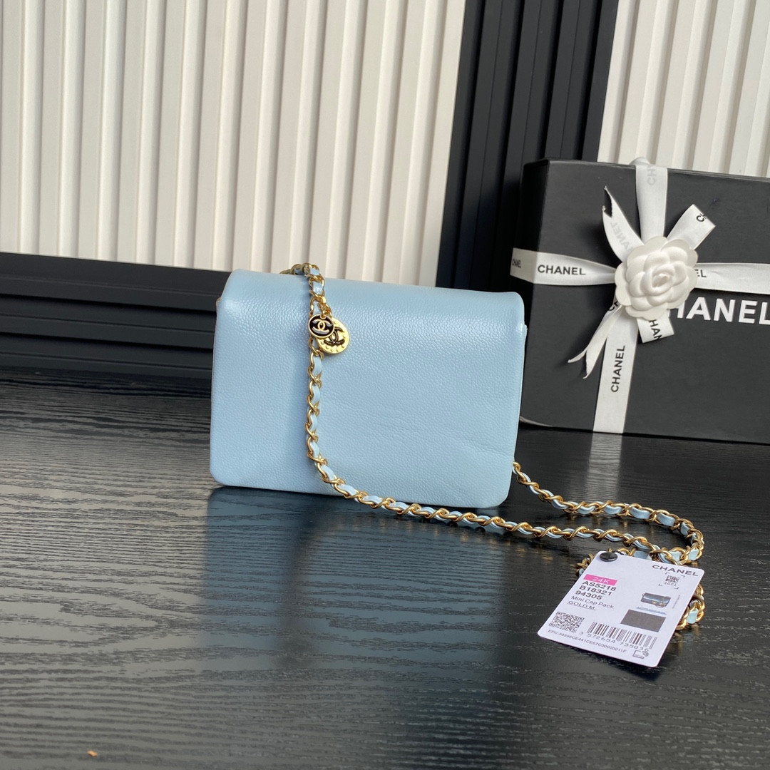 Ch*el MINI FLAP BAG 13×17.5×6cm