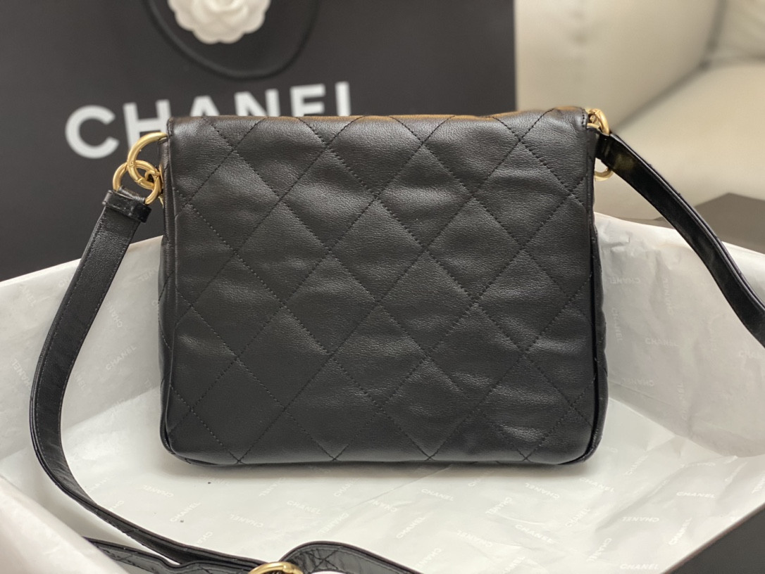 Ch*el Hobo Handbag 21x27x4.5cm