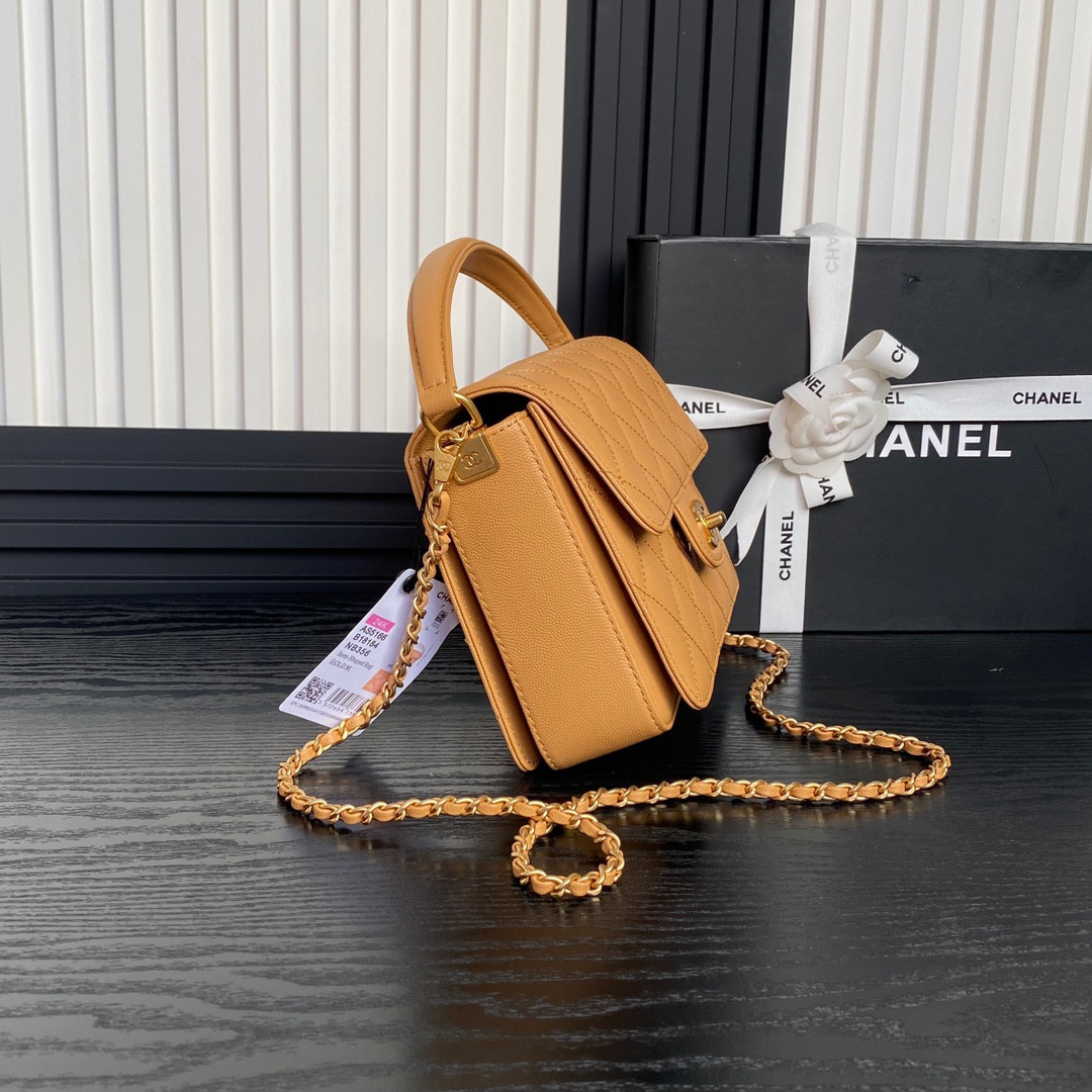 Ch*el Classic Flap Bag 16×22×5cm AS5166
