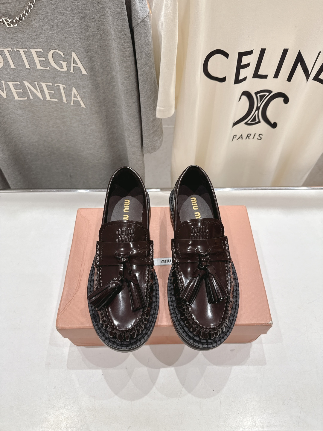 ua M1v M1v tassel loafers in polished leather
