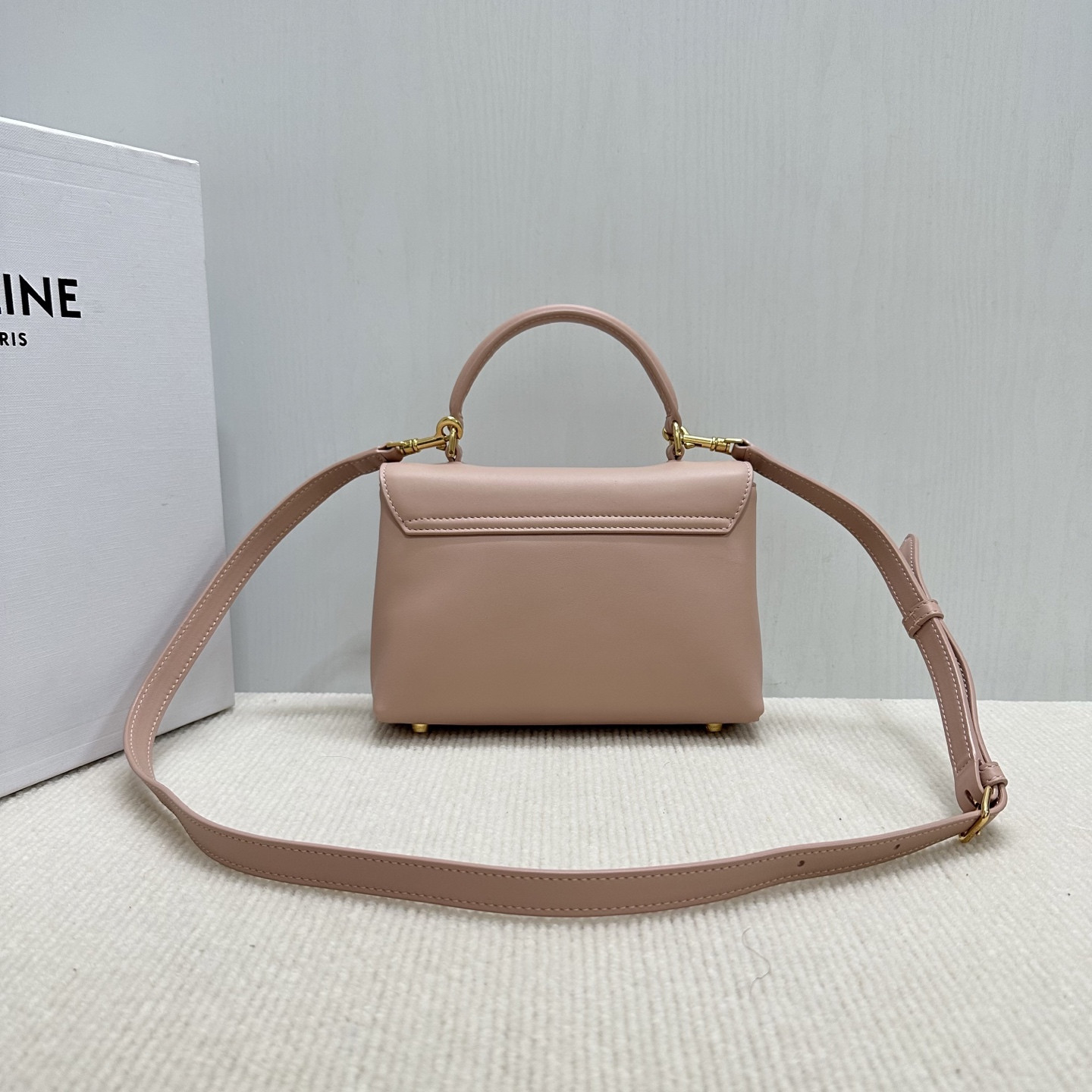 Ce**e teen nino bag in smooth satined calfskin 20.5x13x8cm
