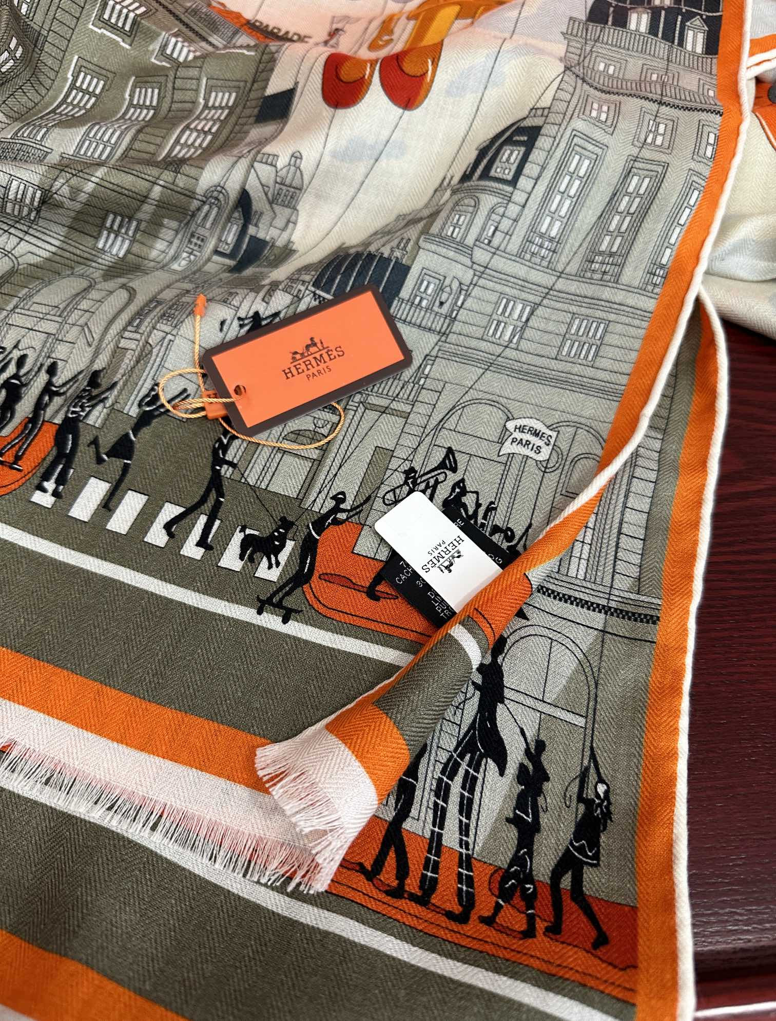 H**mes scarf 65x185cm