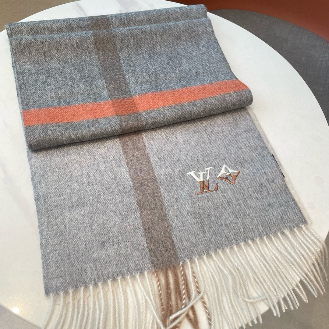 l0*is V*t0n scarf 32x180cm 100% cashmere